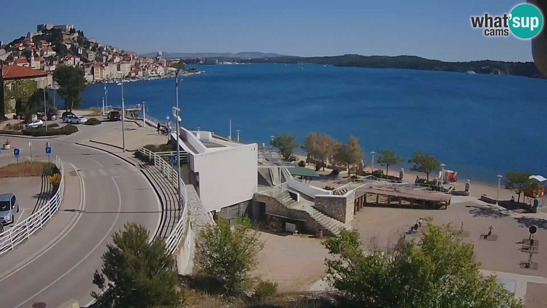 Šibenik webcam Beach Banj