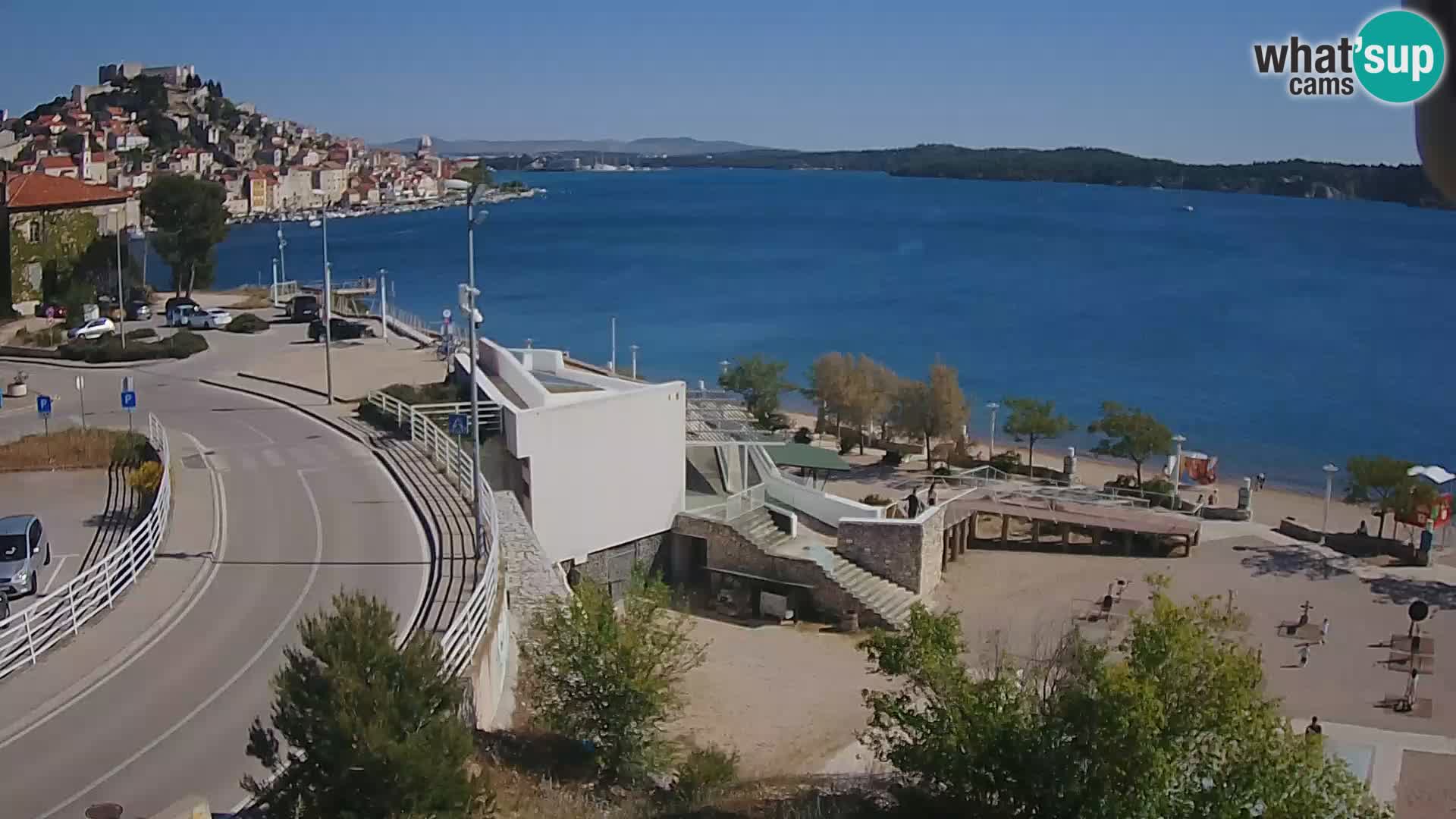 Live Cam Šibenik plage Banj