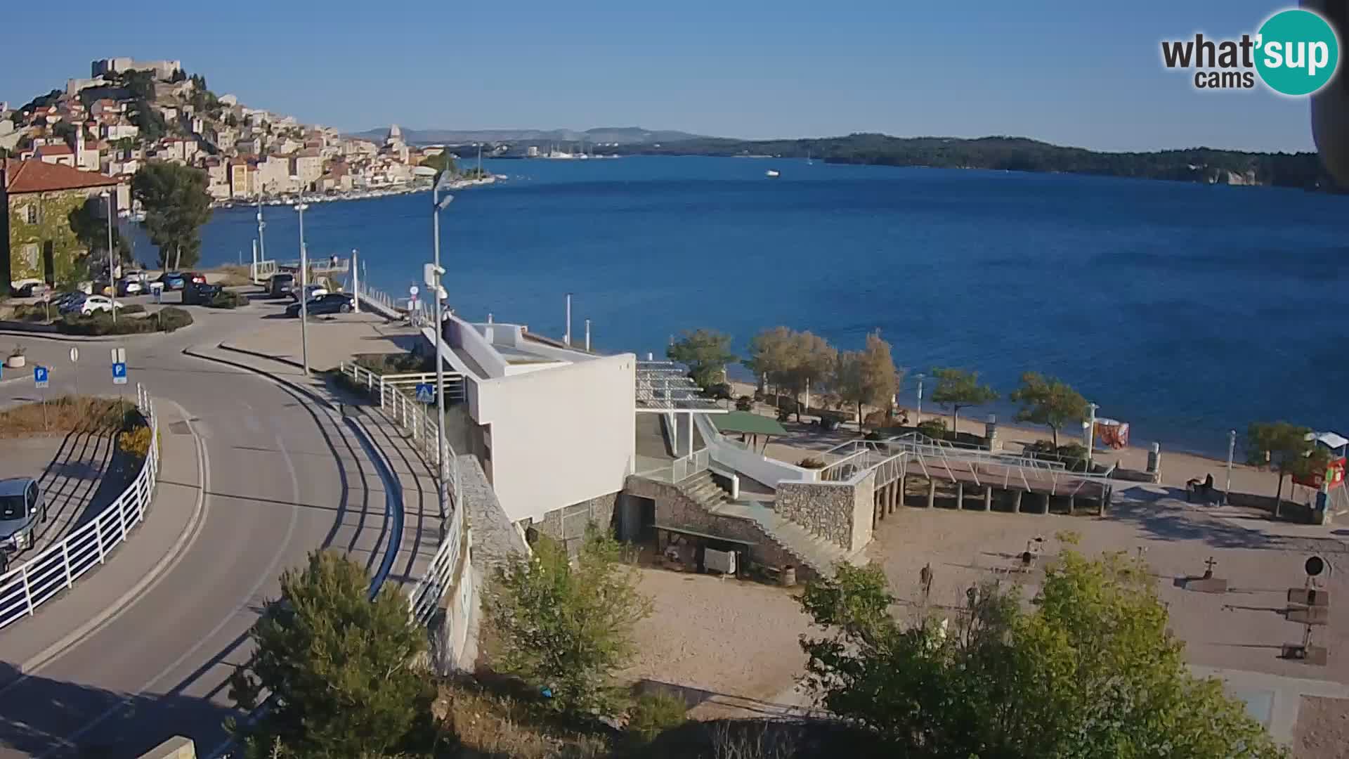 Web kamera Šibenik plaža Banj
