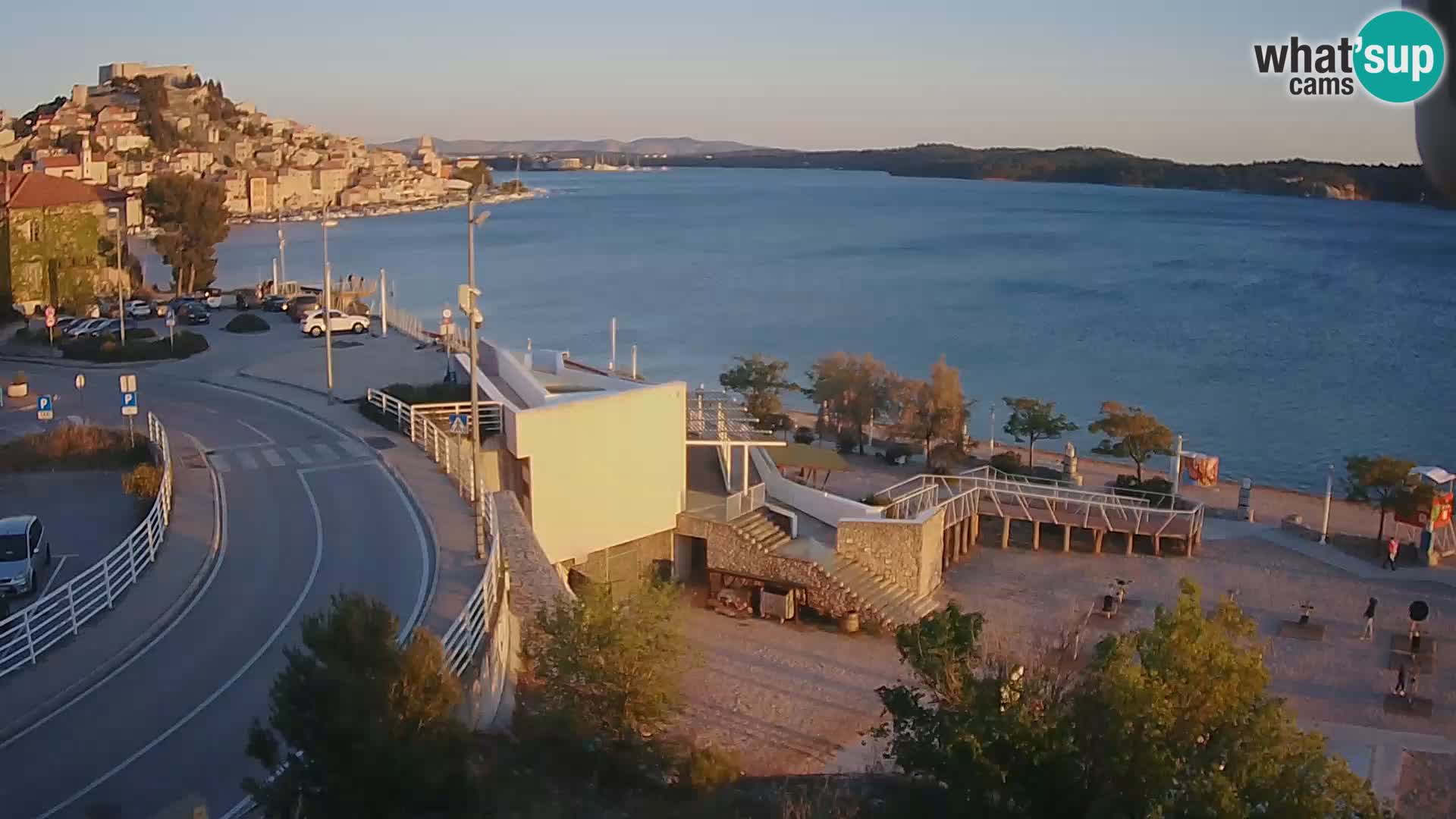 Šibenik webcam Beach Banj