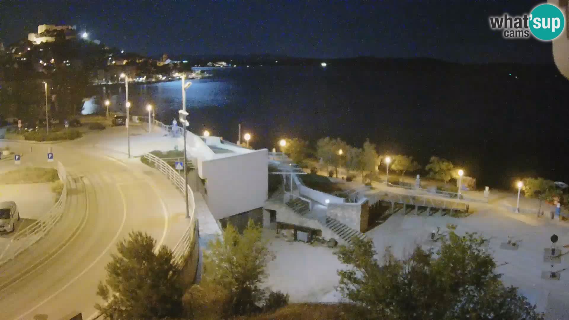Šibenik webcam Beach Banj