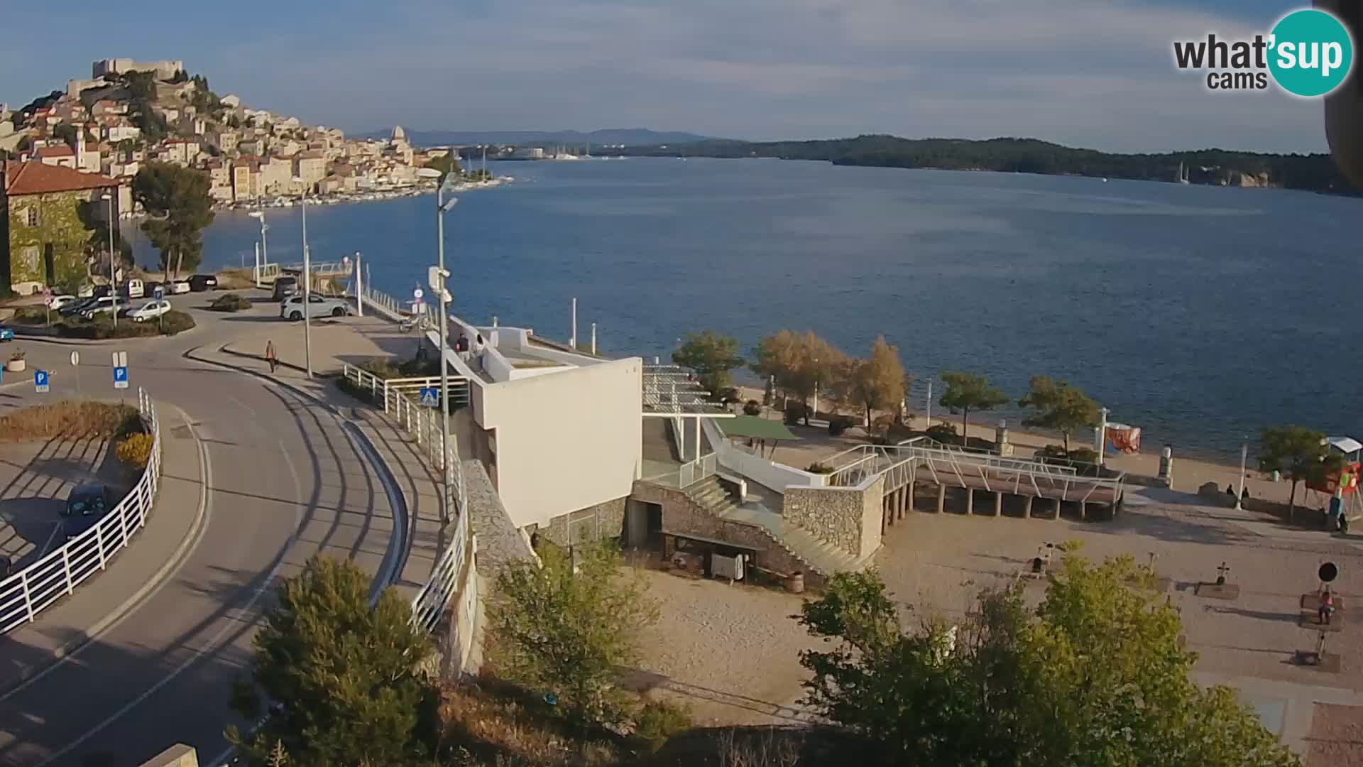 Šibenik webcam Beach Banj