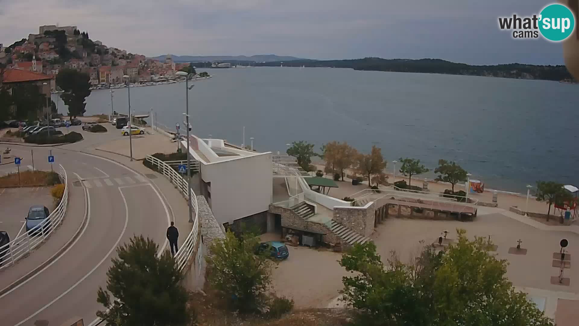 Šibenik webcam Beach Banj