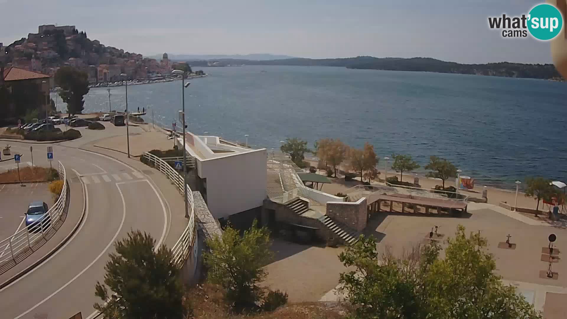 Šibenik webcam Beach Banj