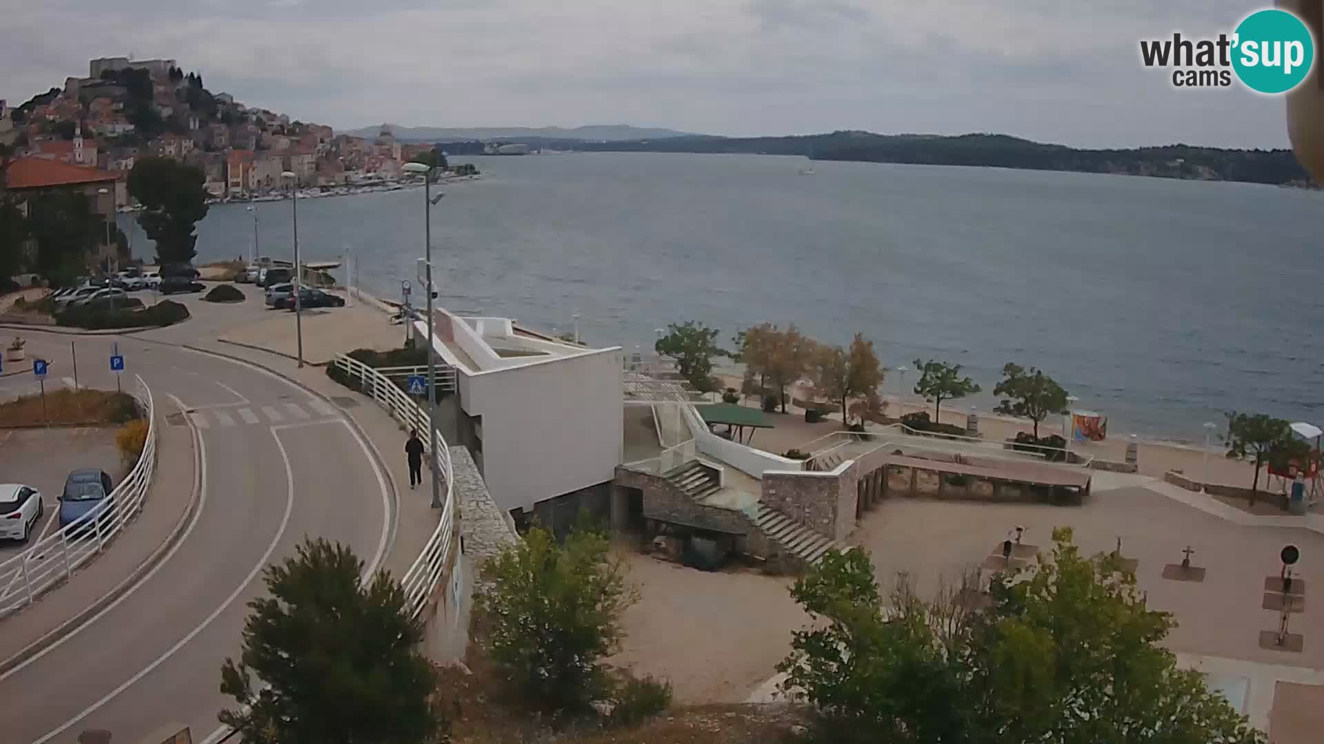 Šibenik webcam Beach Banj