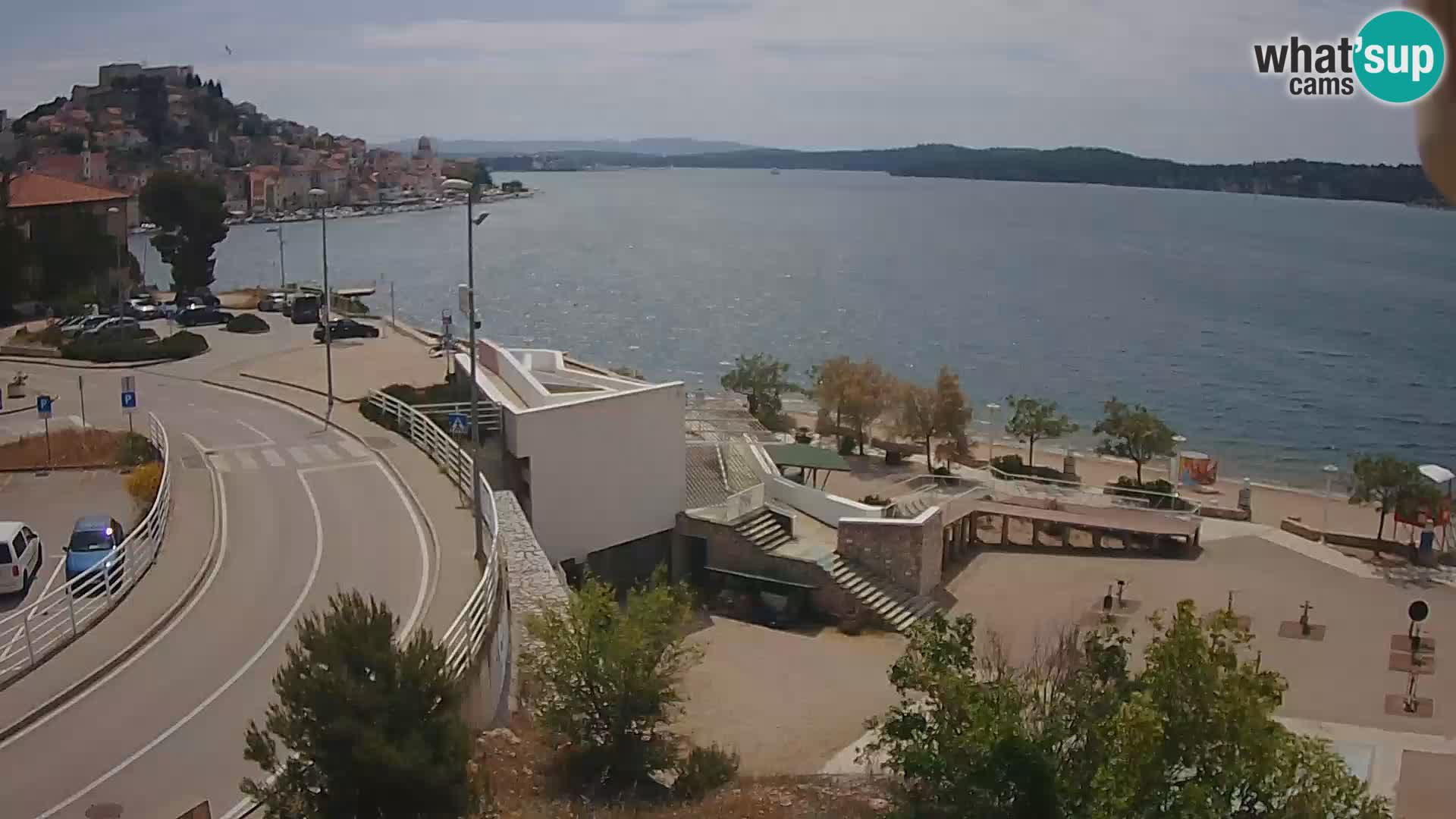 Šibenik webcam Beach Banj