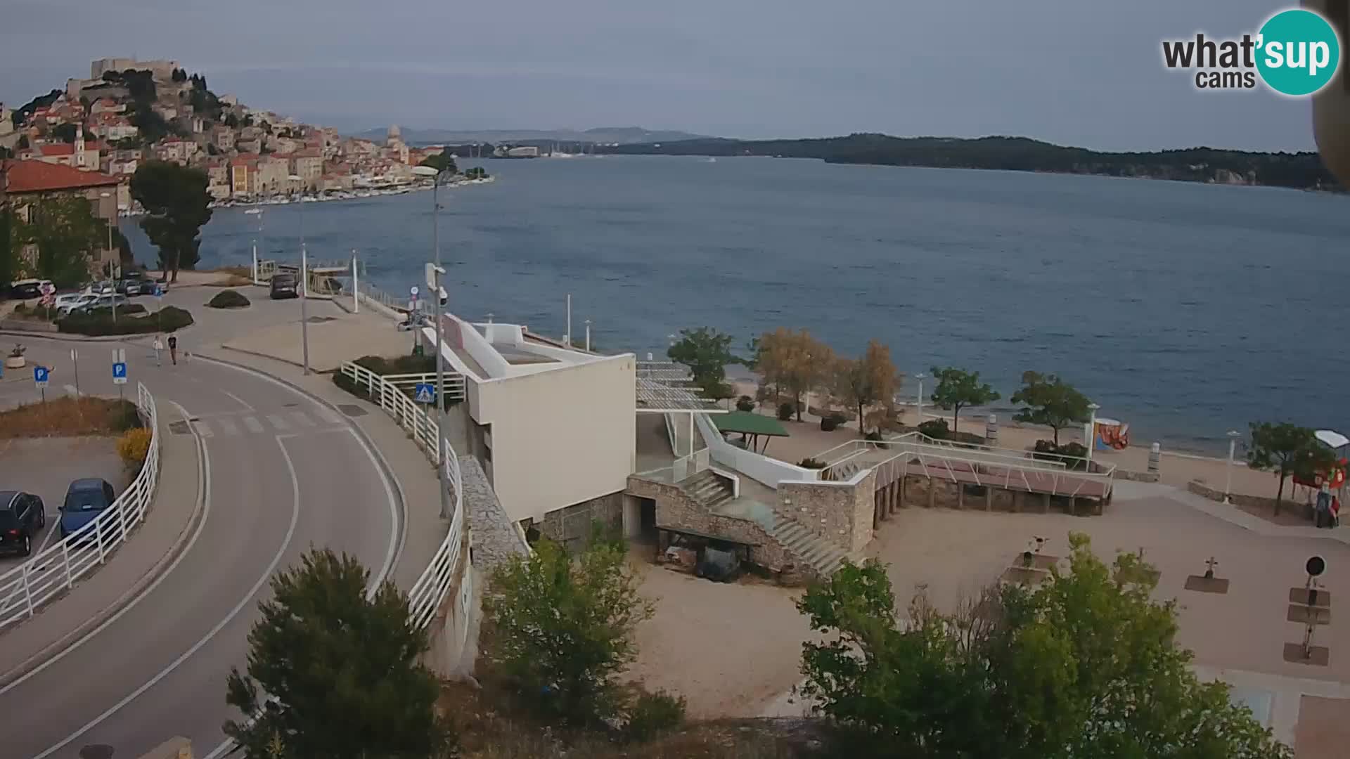 Šibenik webcam Beach Banj