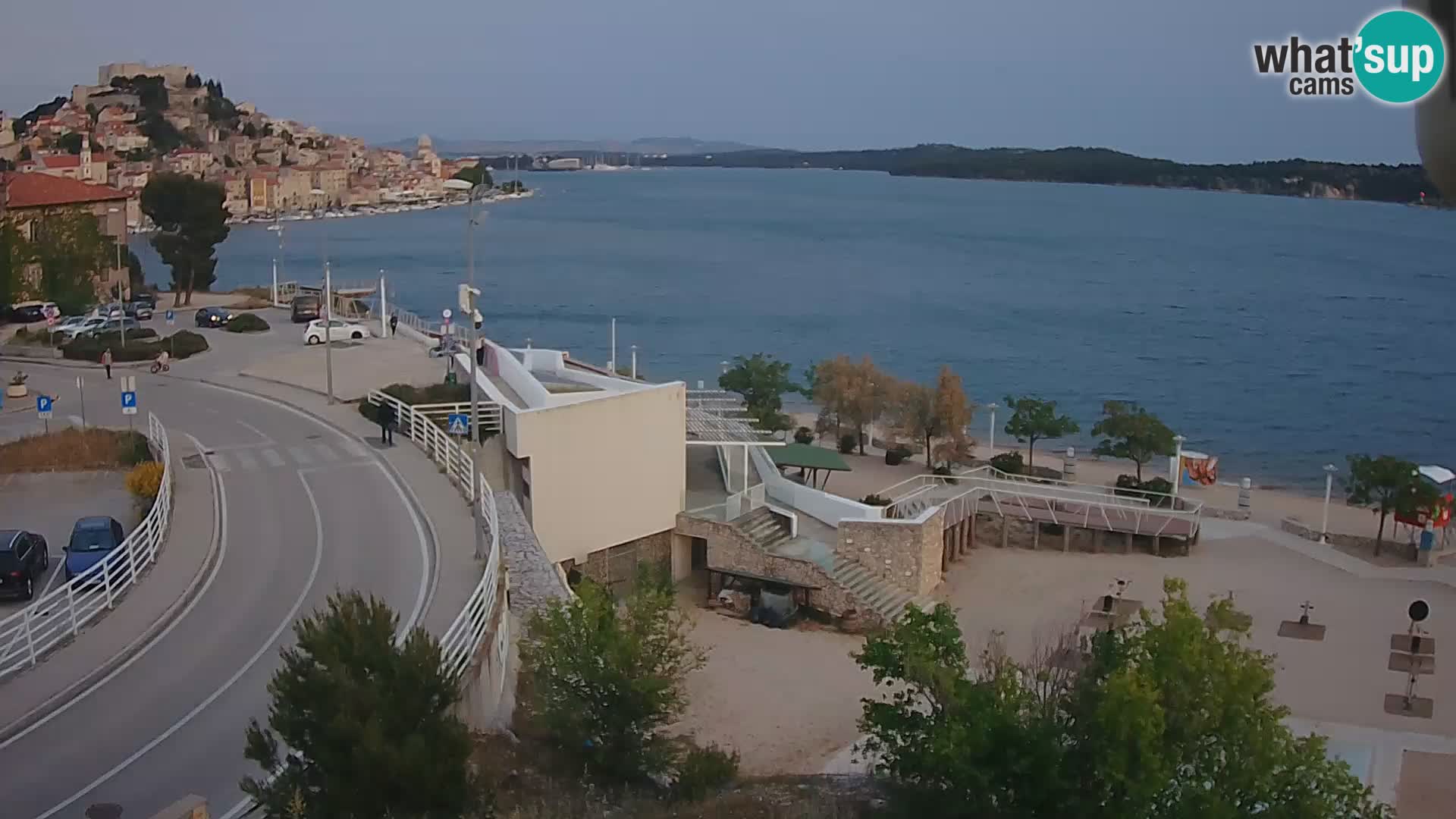Šibenik webcam Beach Banj