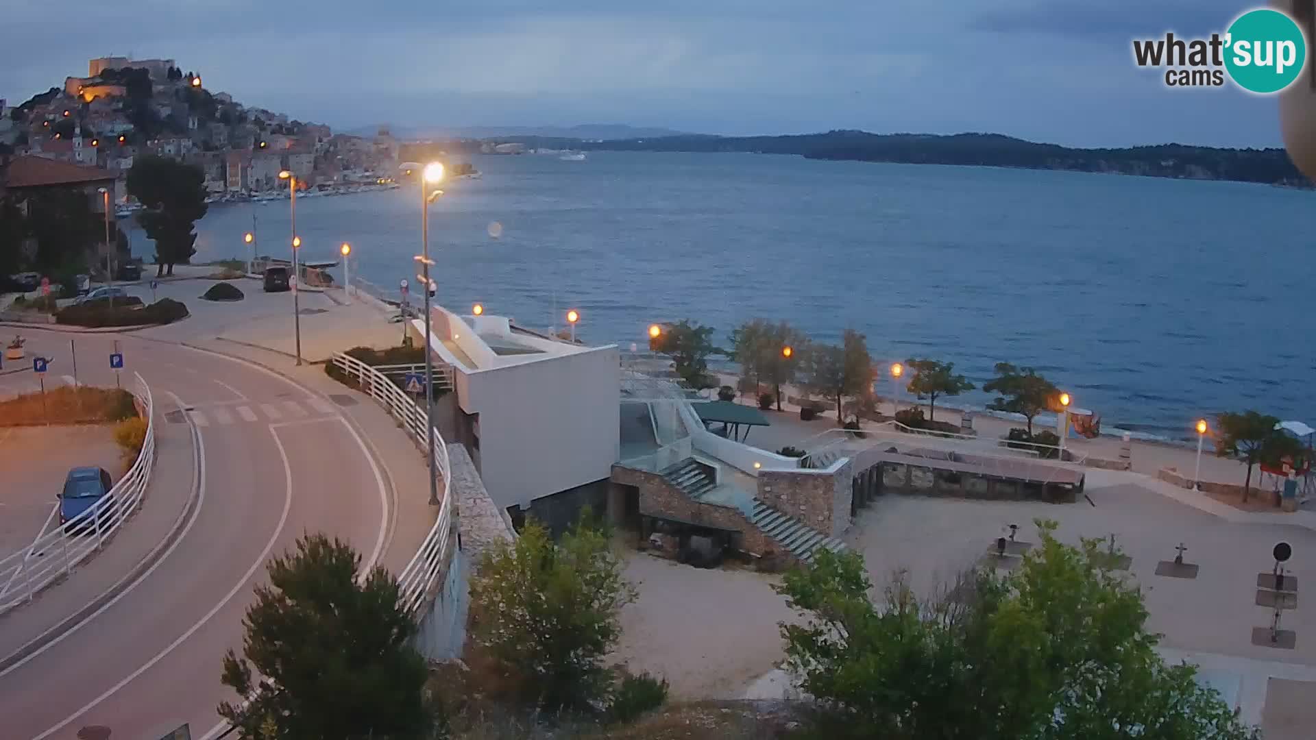 Šibenik webcam Beach Banj