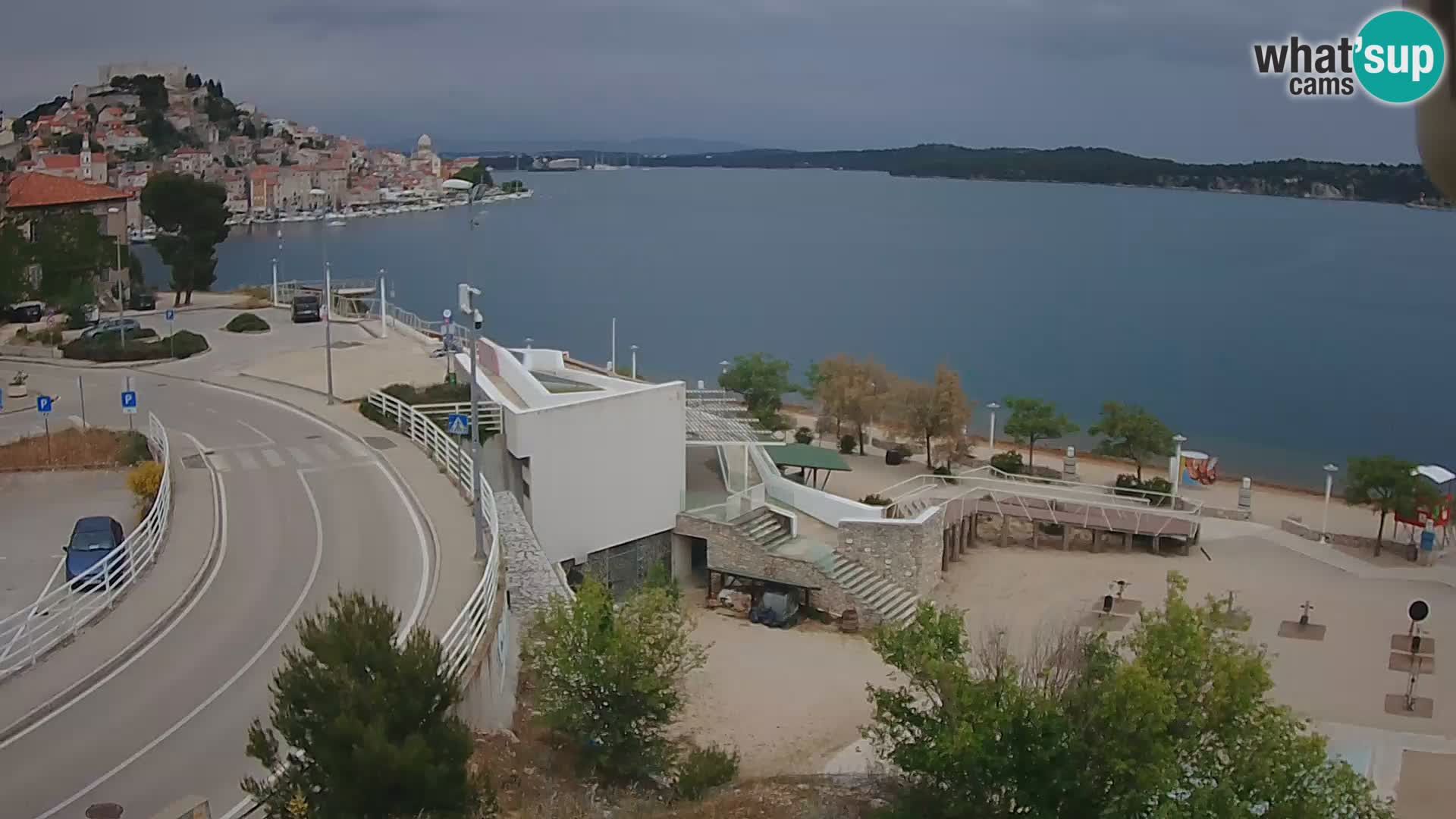 Šibenik webcam Beach Banj