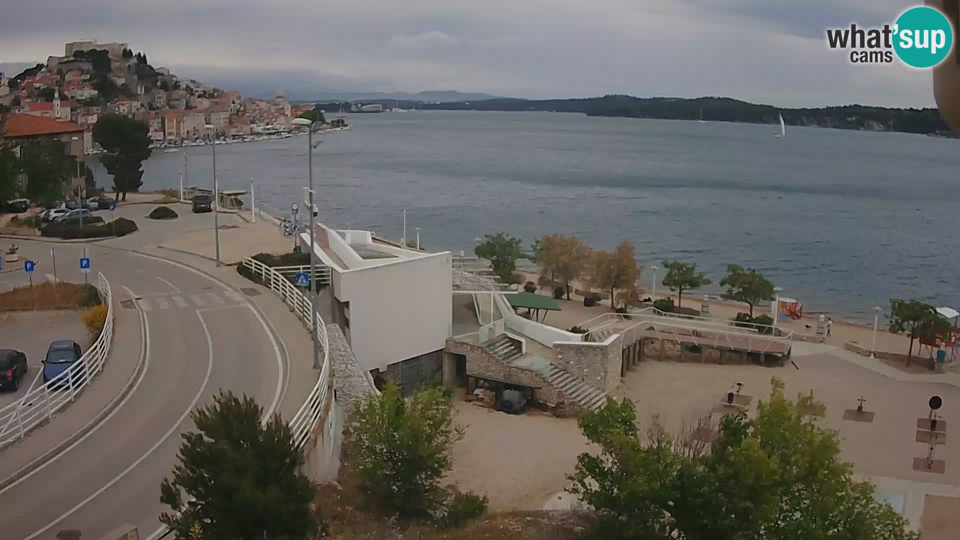Šibenik webcam Beach Banj