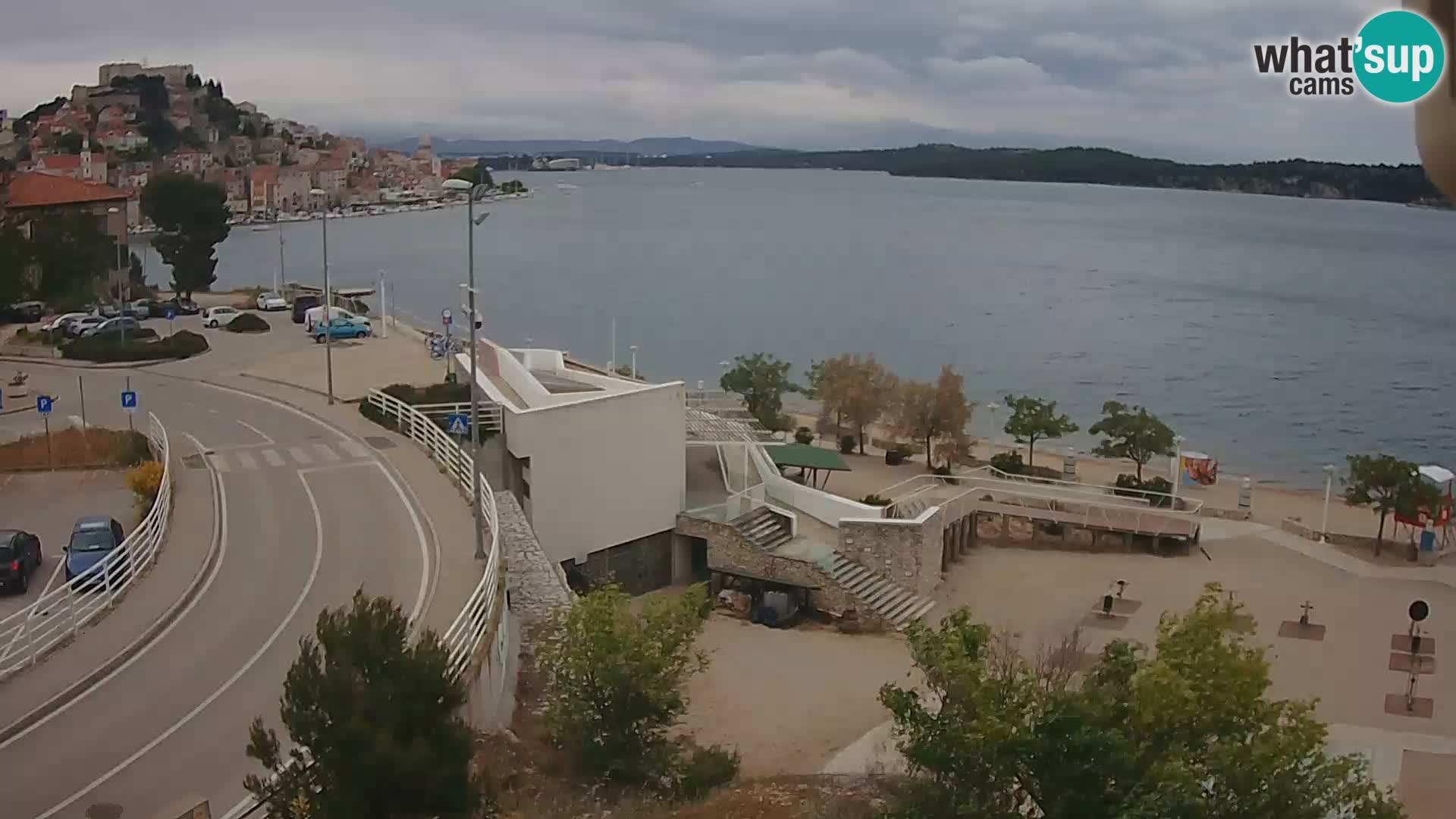 Šibenik webcam Beach Banj