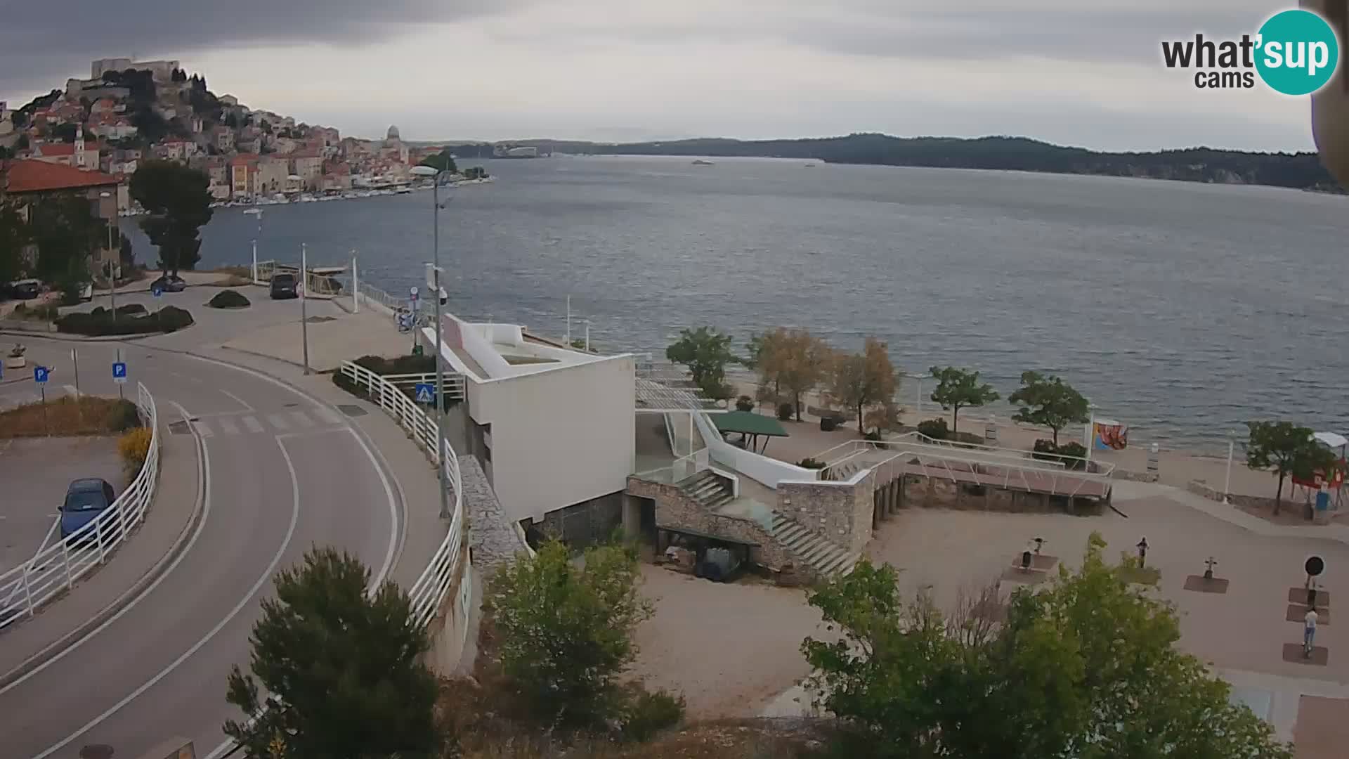 Šibenik webcam Beach Banj