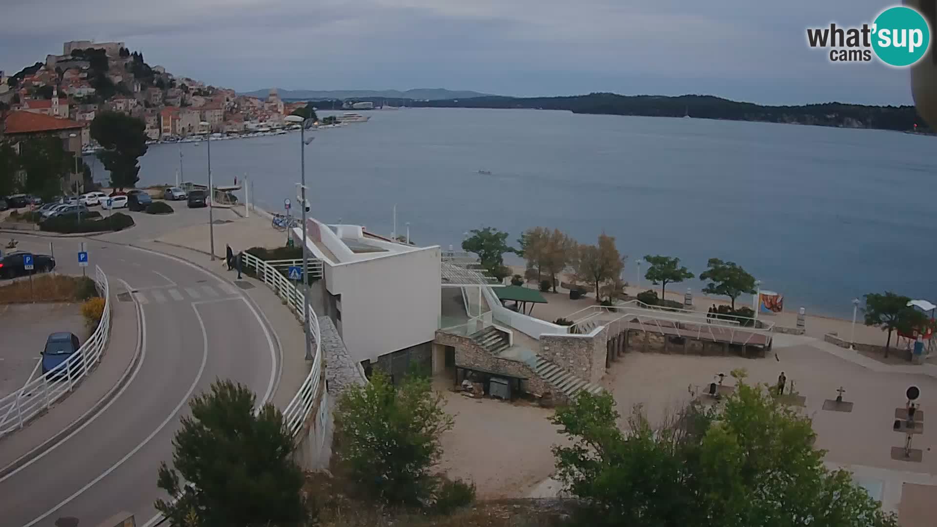 Šibenik webcam Beach Banj