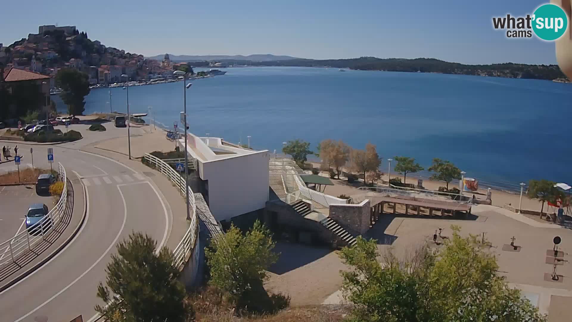 Šibenik webcam Beach Banj