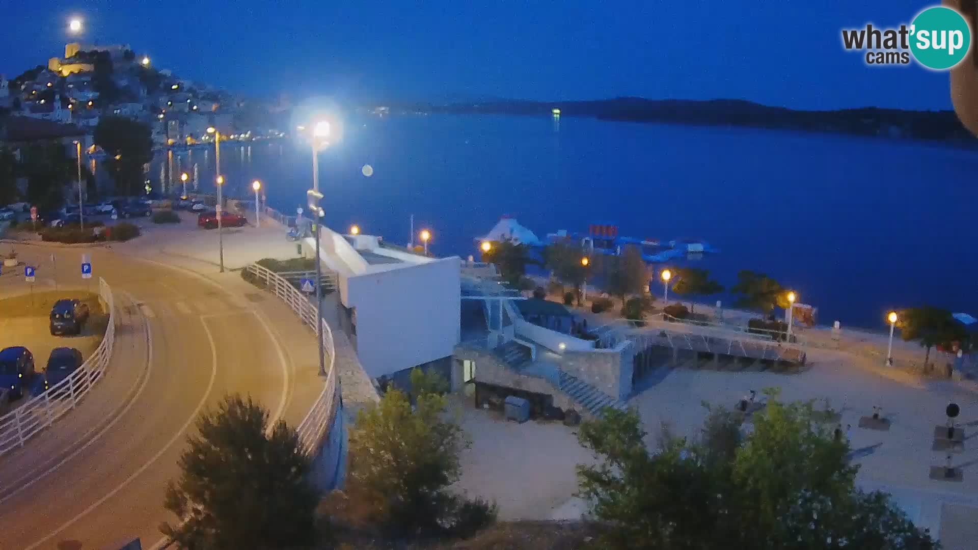 Šibenik webcam Beach Banj