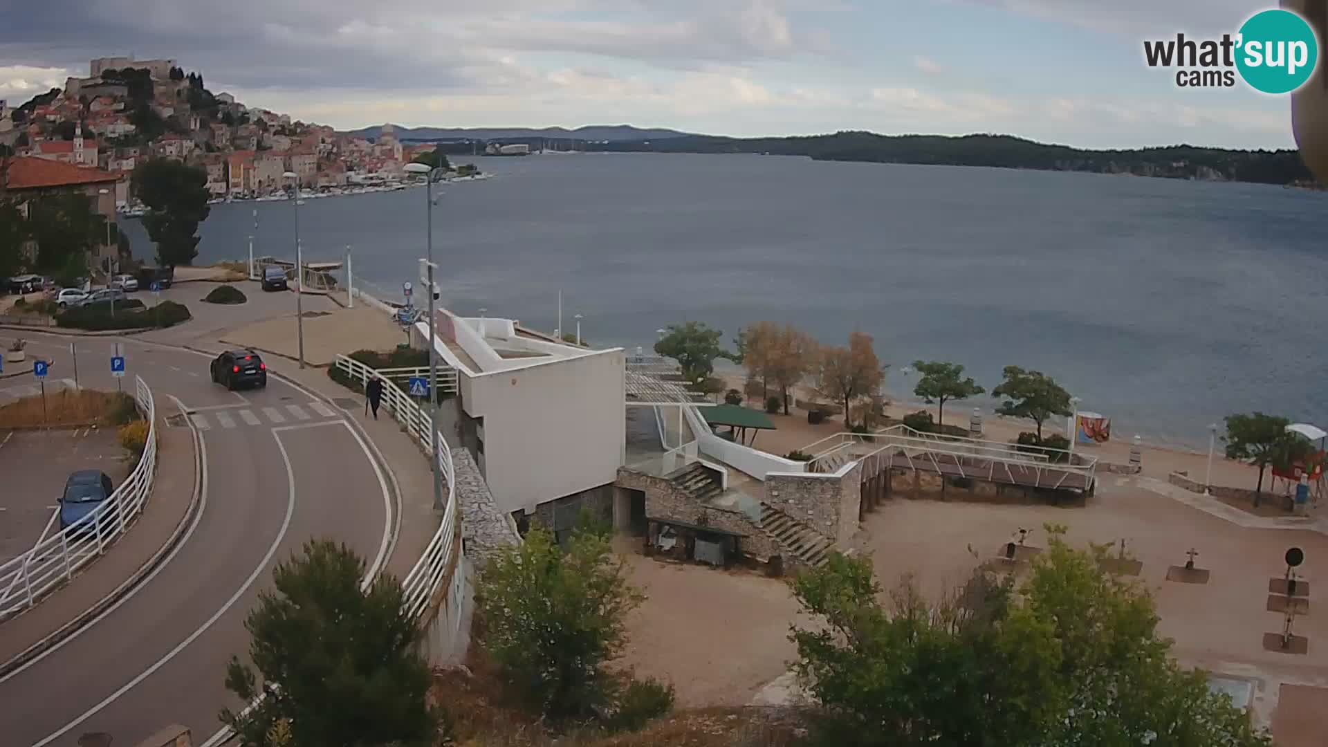 Šibenik webcam Beach Banj