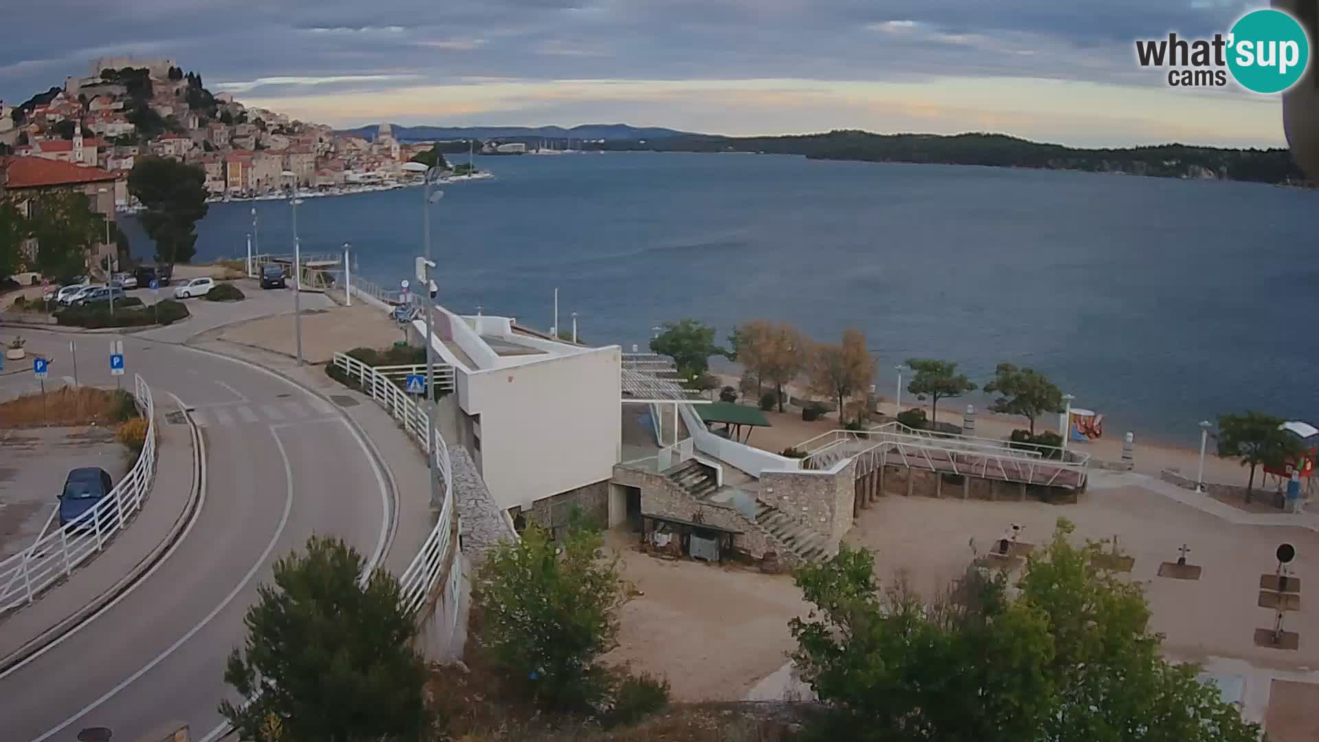 Webcam Šibenik Strand Banj