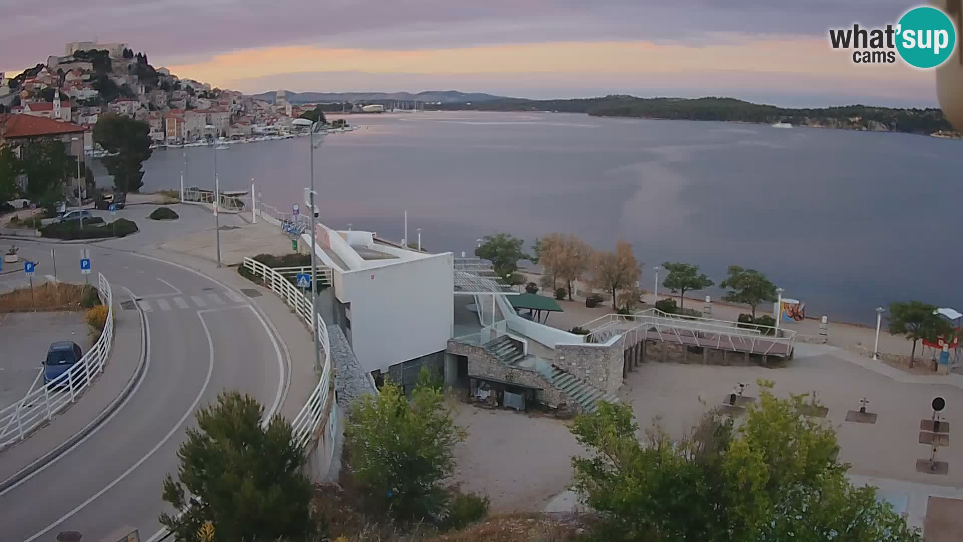 Šibenik webcam Beach Banj