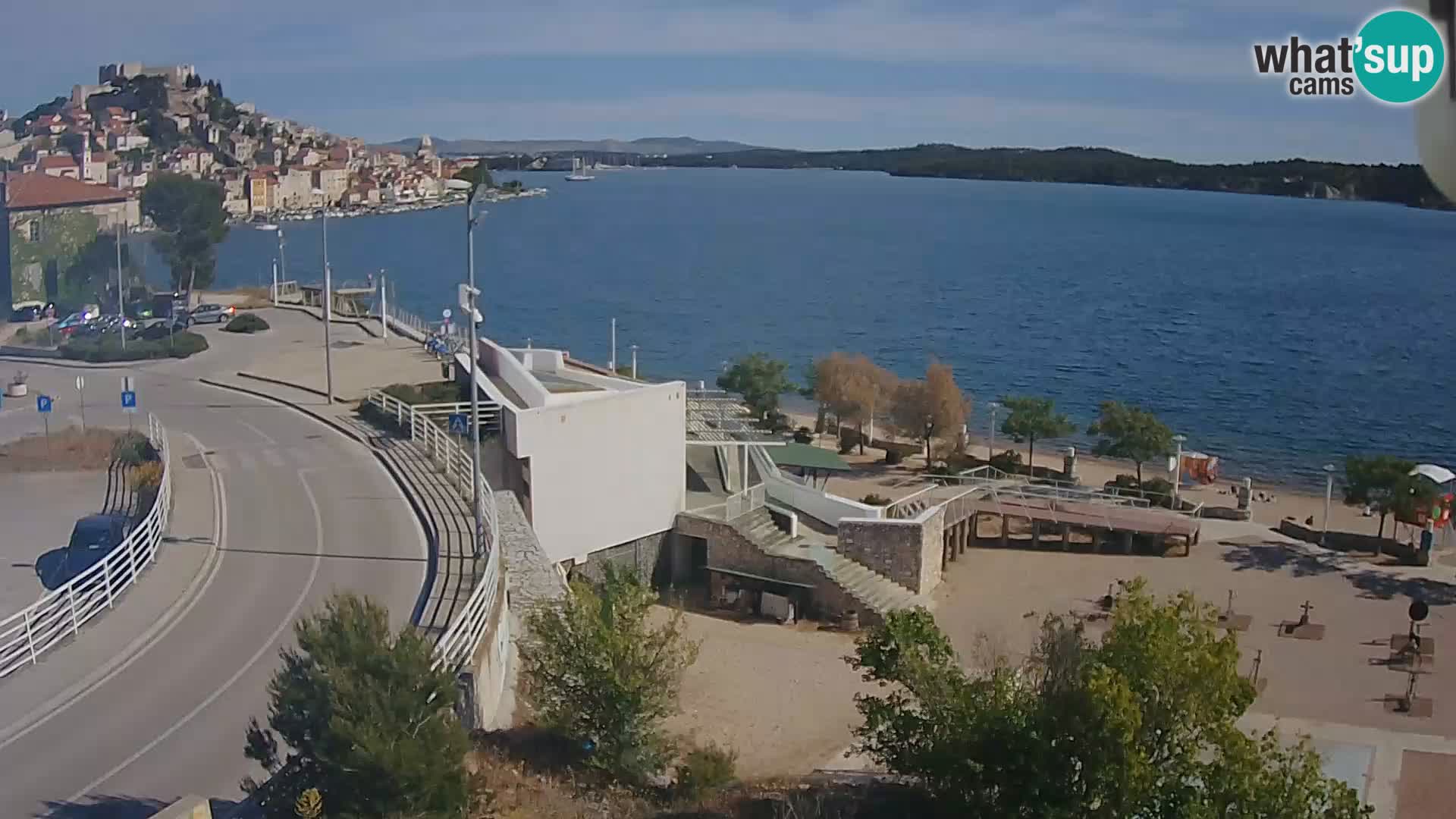 Šibenik webcam Beach Banj