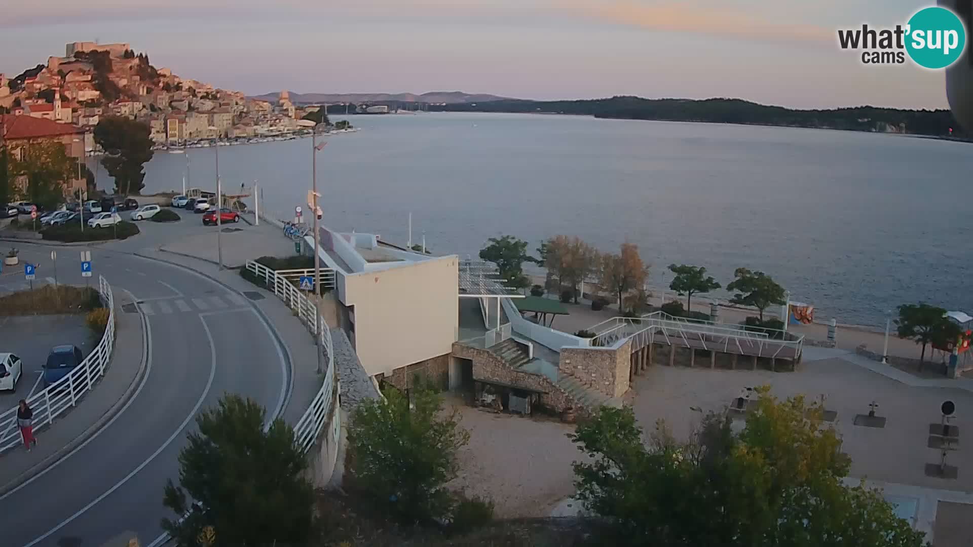 Šibenik webcam Beach Banj
