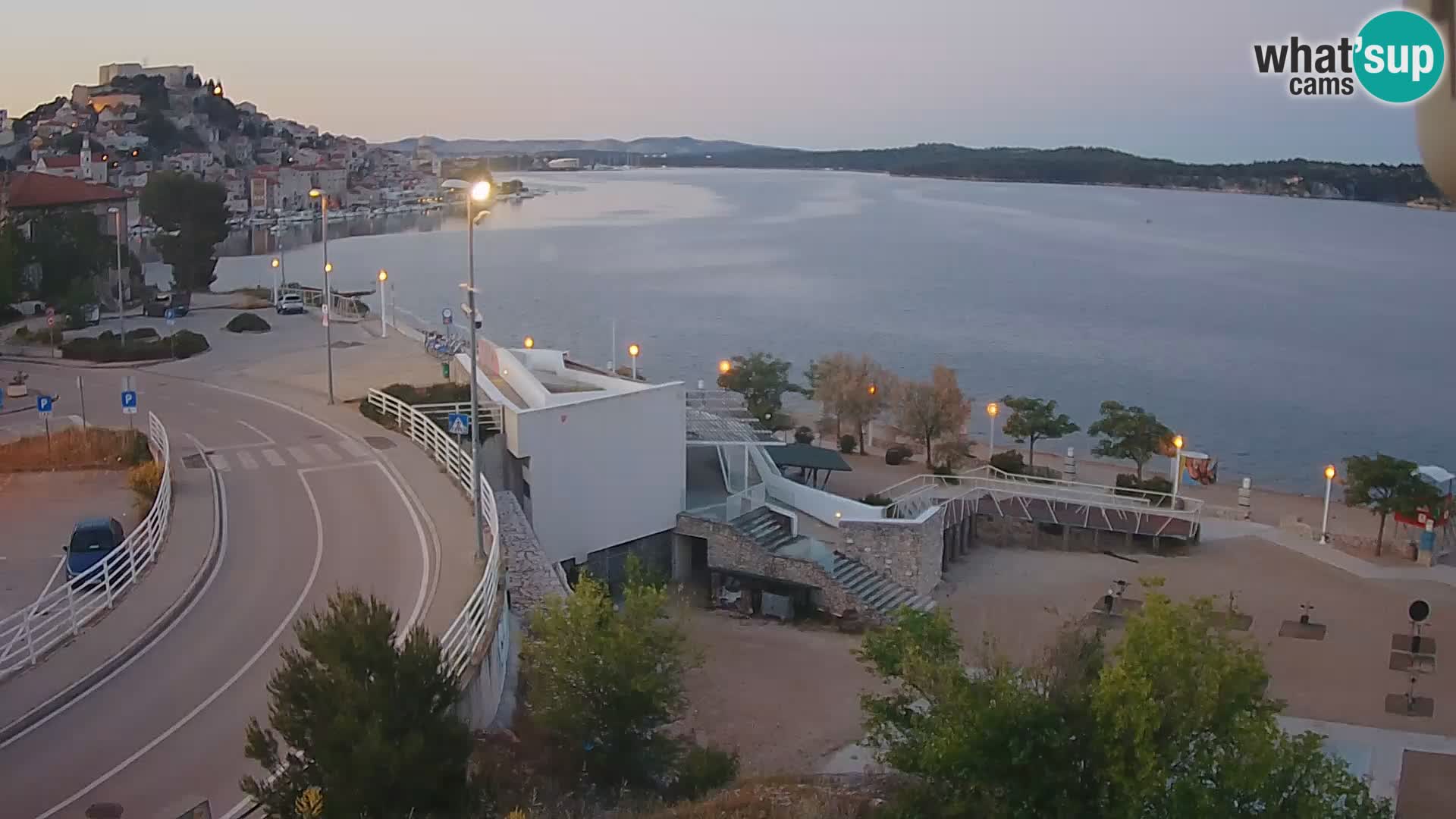 Šibenik webcam Beach Banj