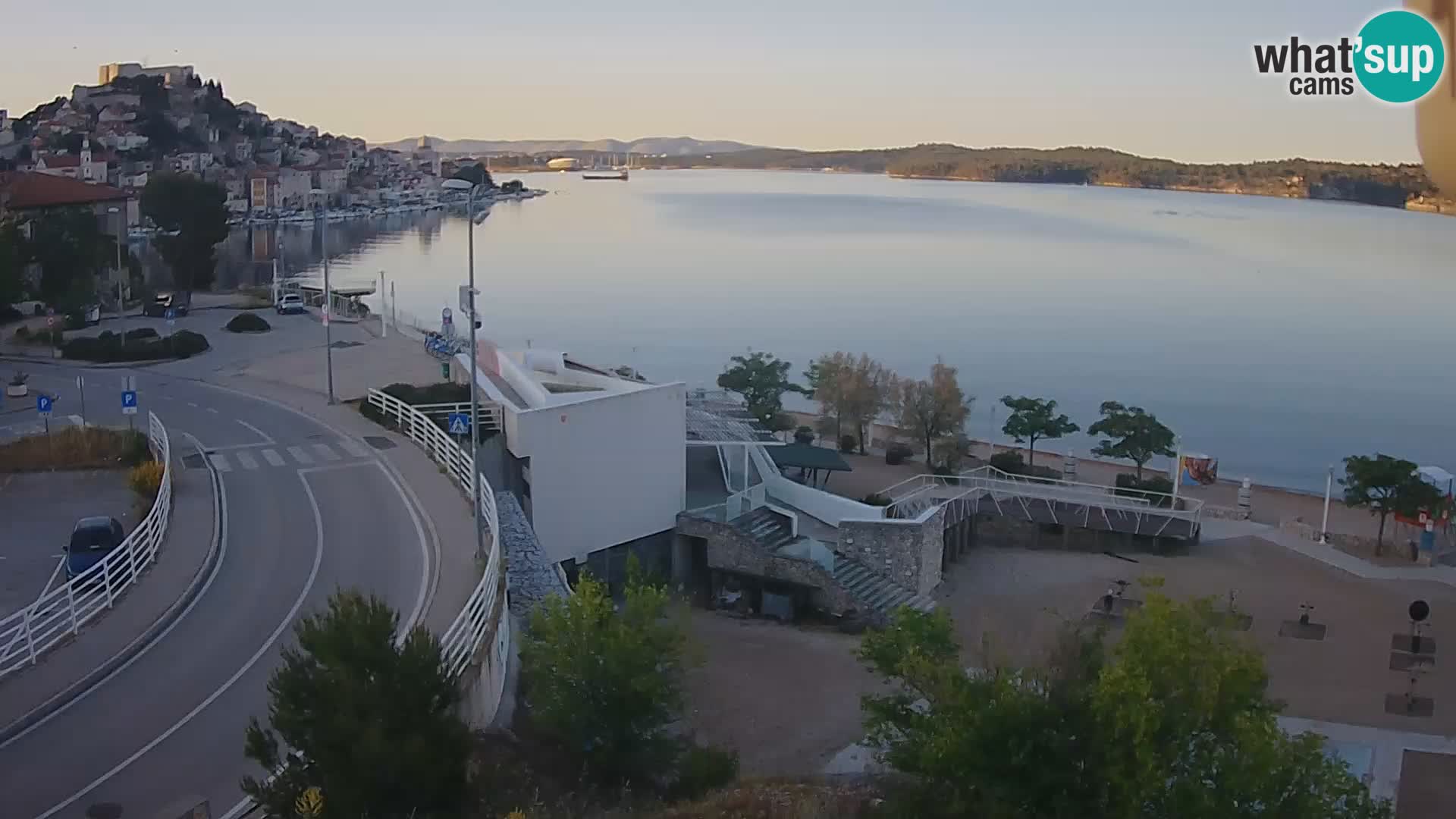 Šibenik webcam Beach Banj