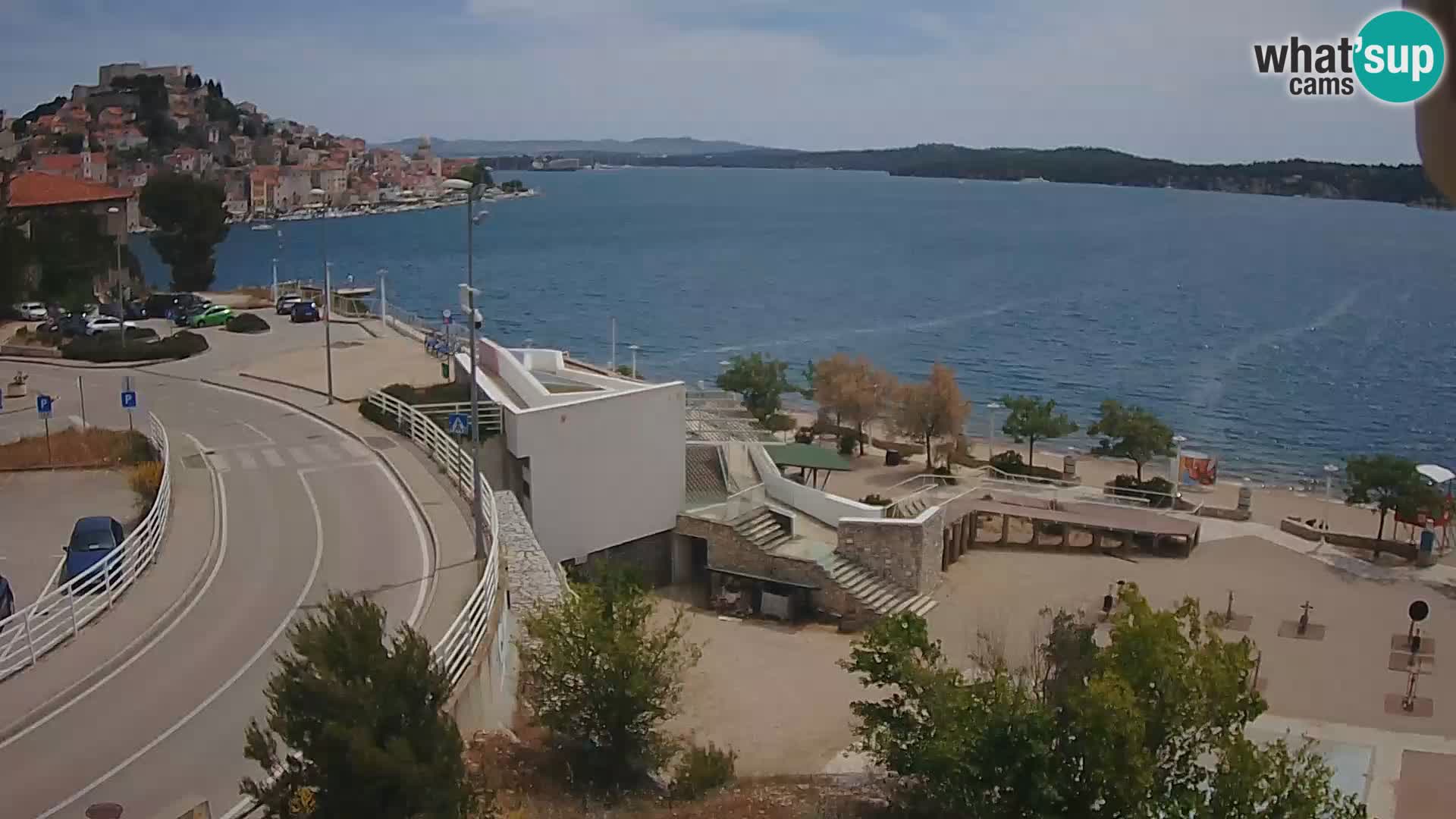 Šibenik webcam Beach Banj