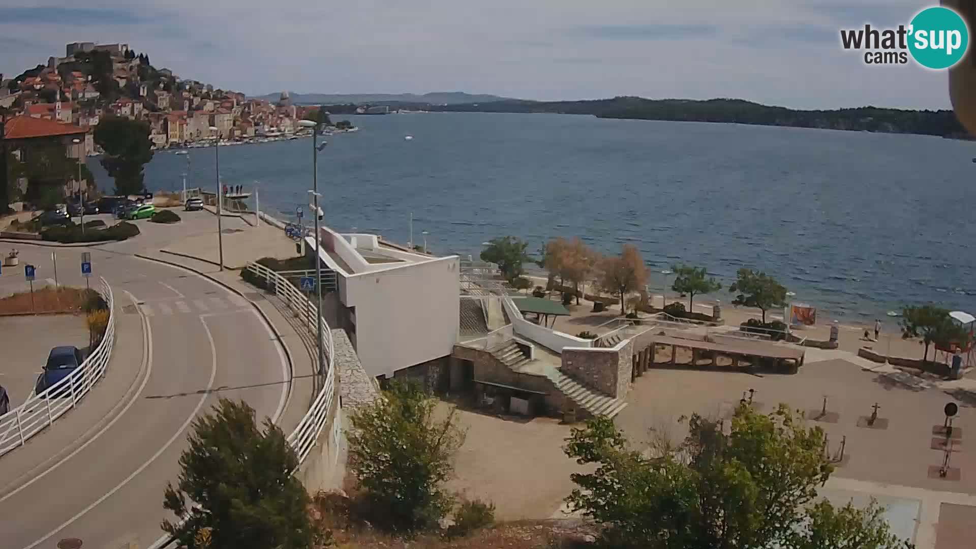 Šibenik webcam Beach Banj