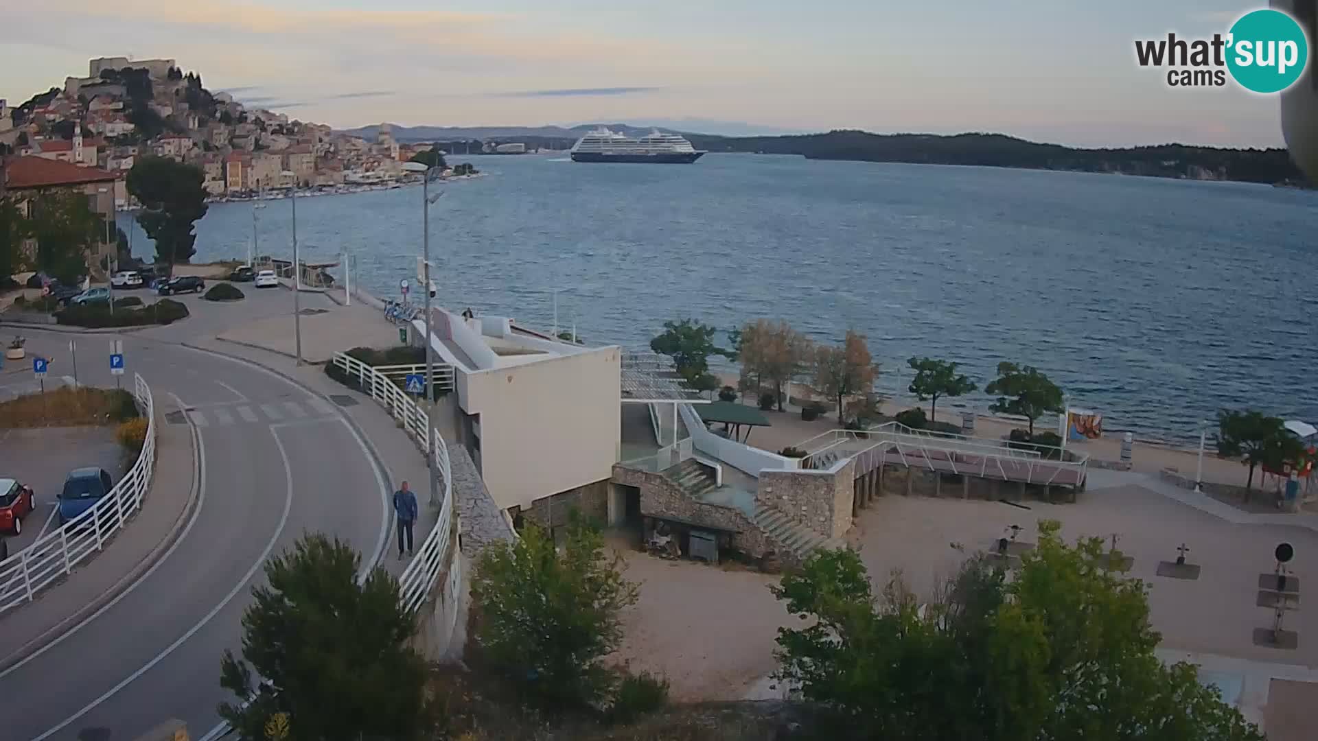 Šibenik webcam Beach Banj