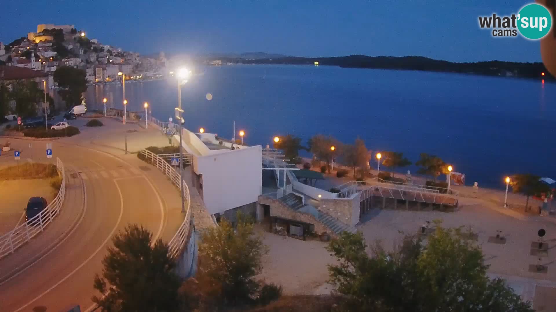 Šibenik webcam Beach Banj