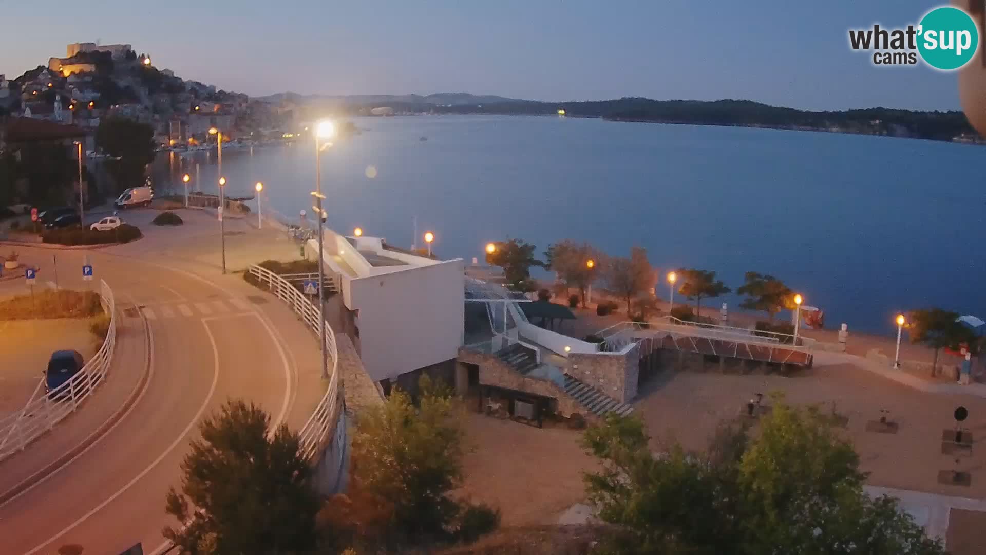 Šibenik webcam Beach Banj