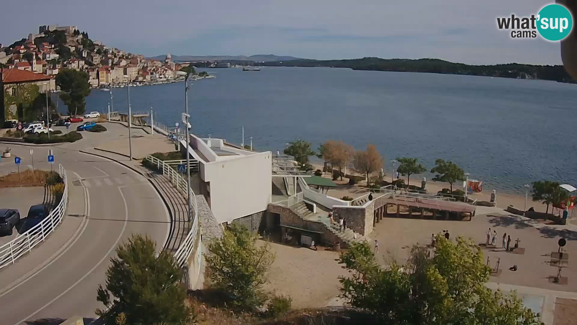Šibenik webcam Beach Banj