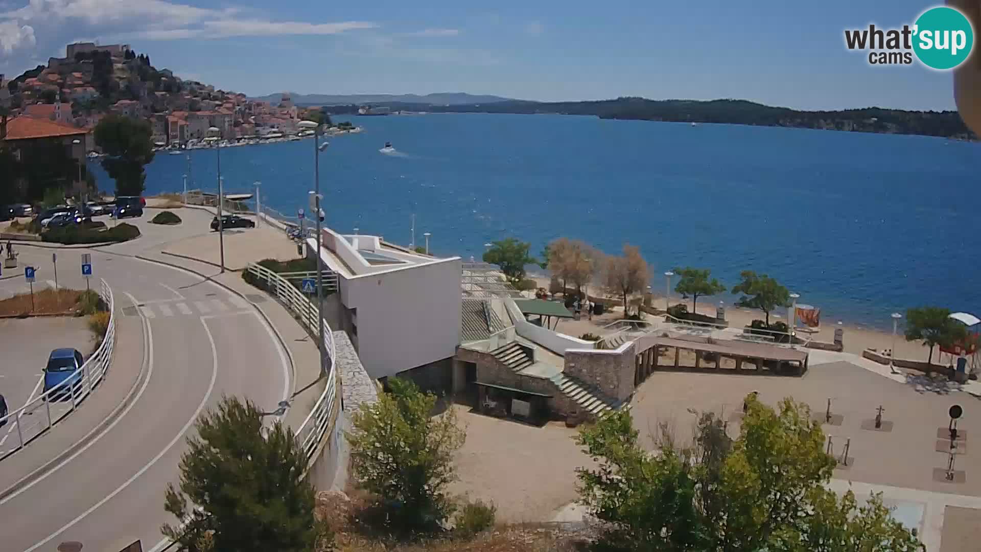 Šibenik webcam Beach Banj