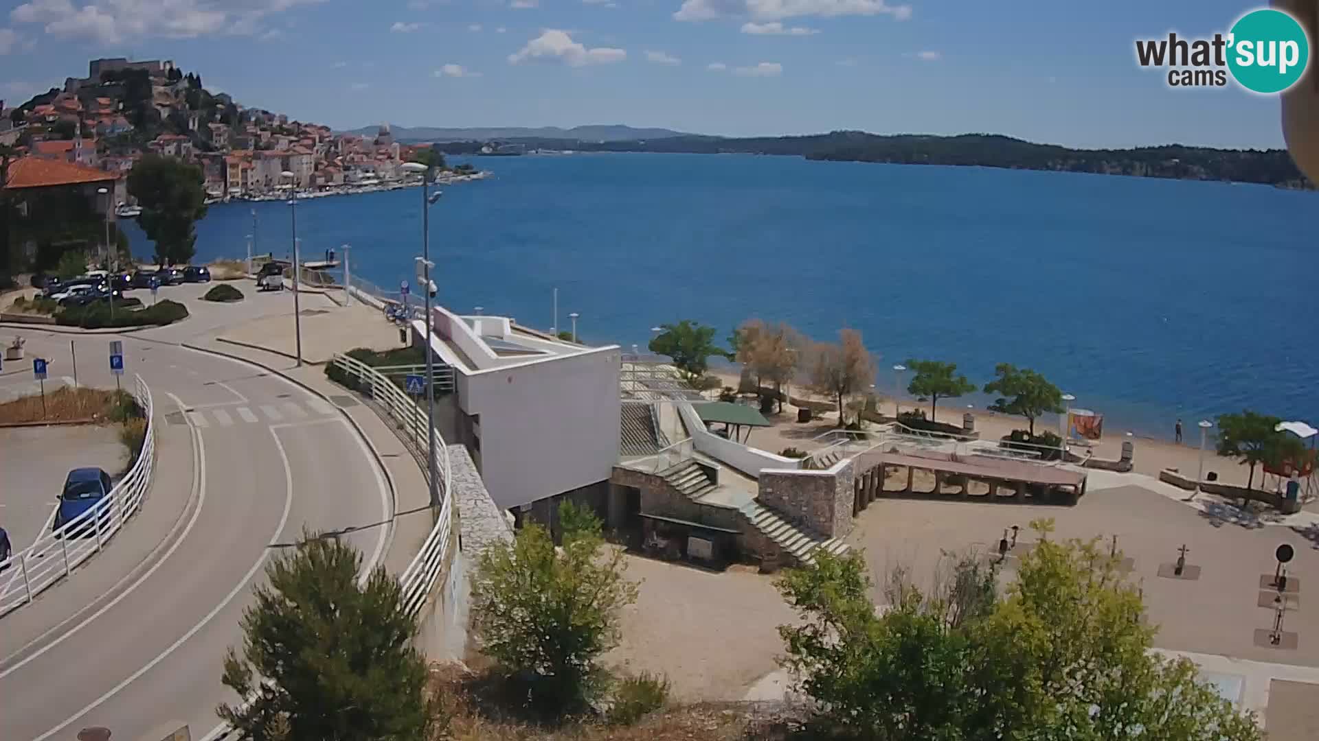 Livecam Sibenico spiaggia Banj
