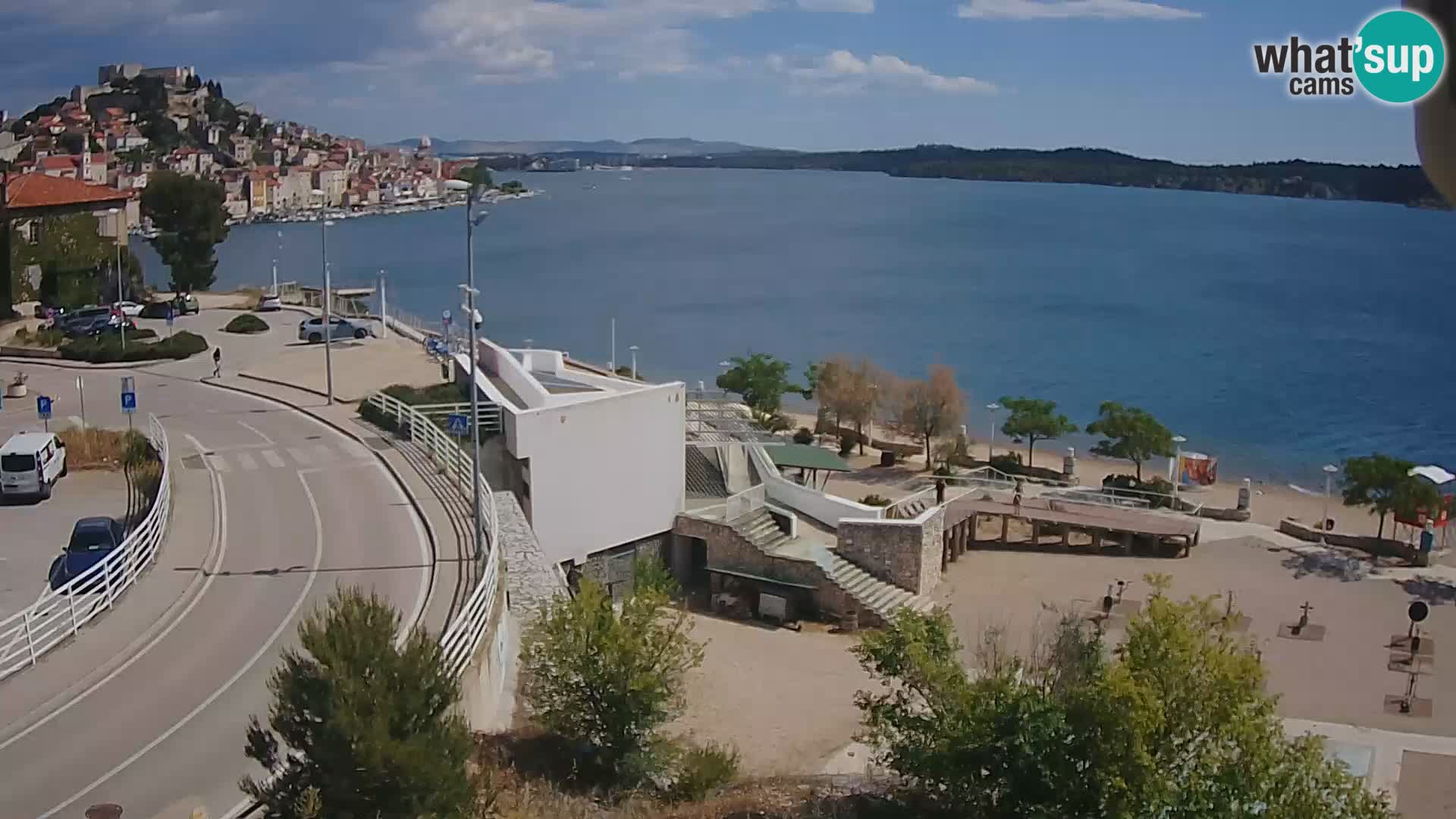 Kamera v živo Šibenik plaža Banj