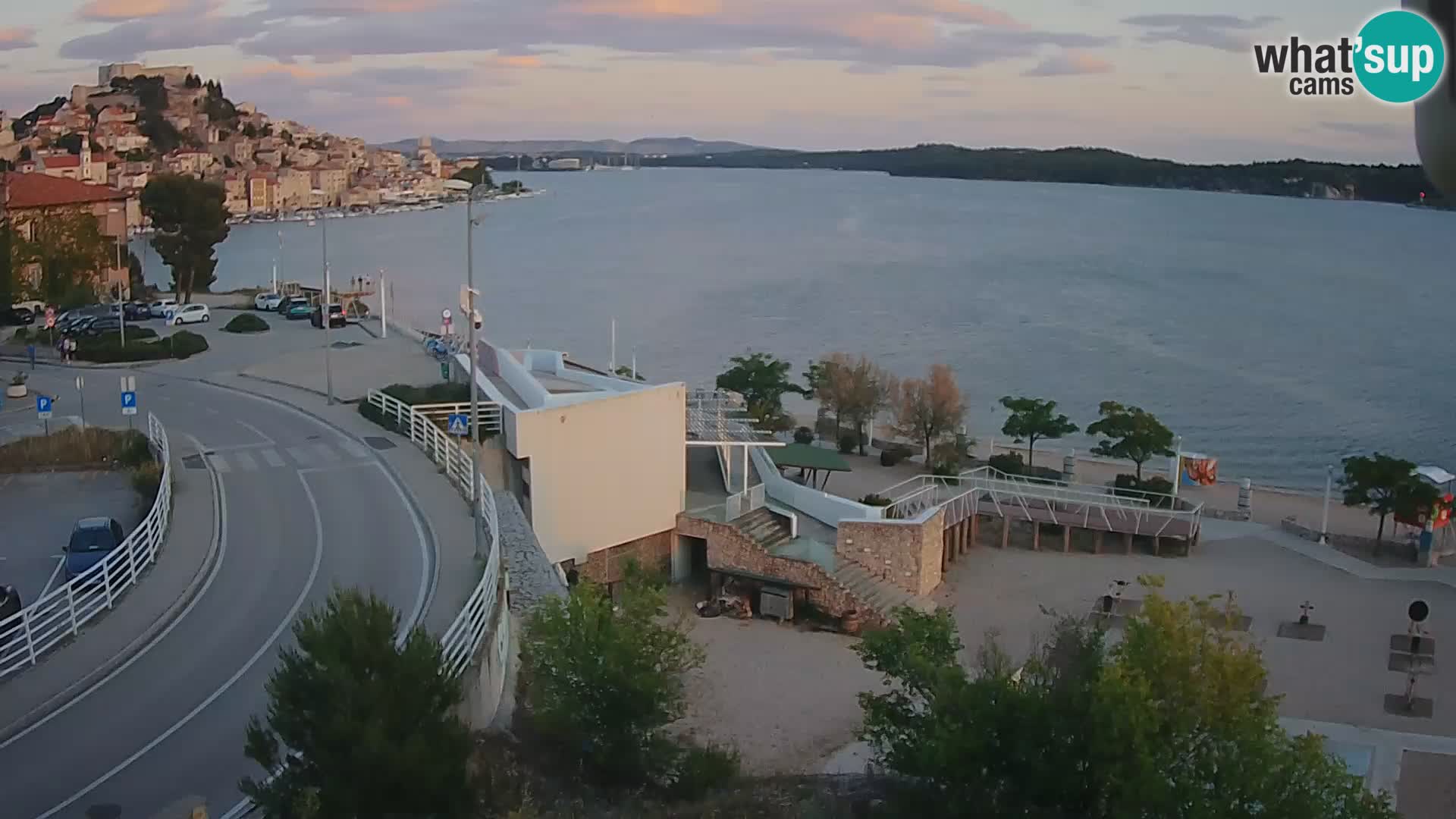 Šibenik webcam Beach Banj