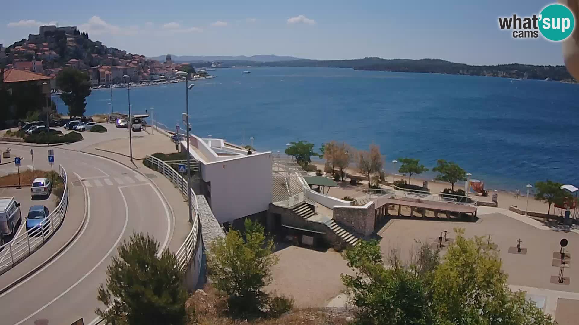 Šibenik webcam Beach Banj