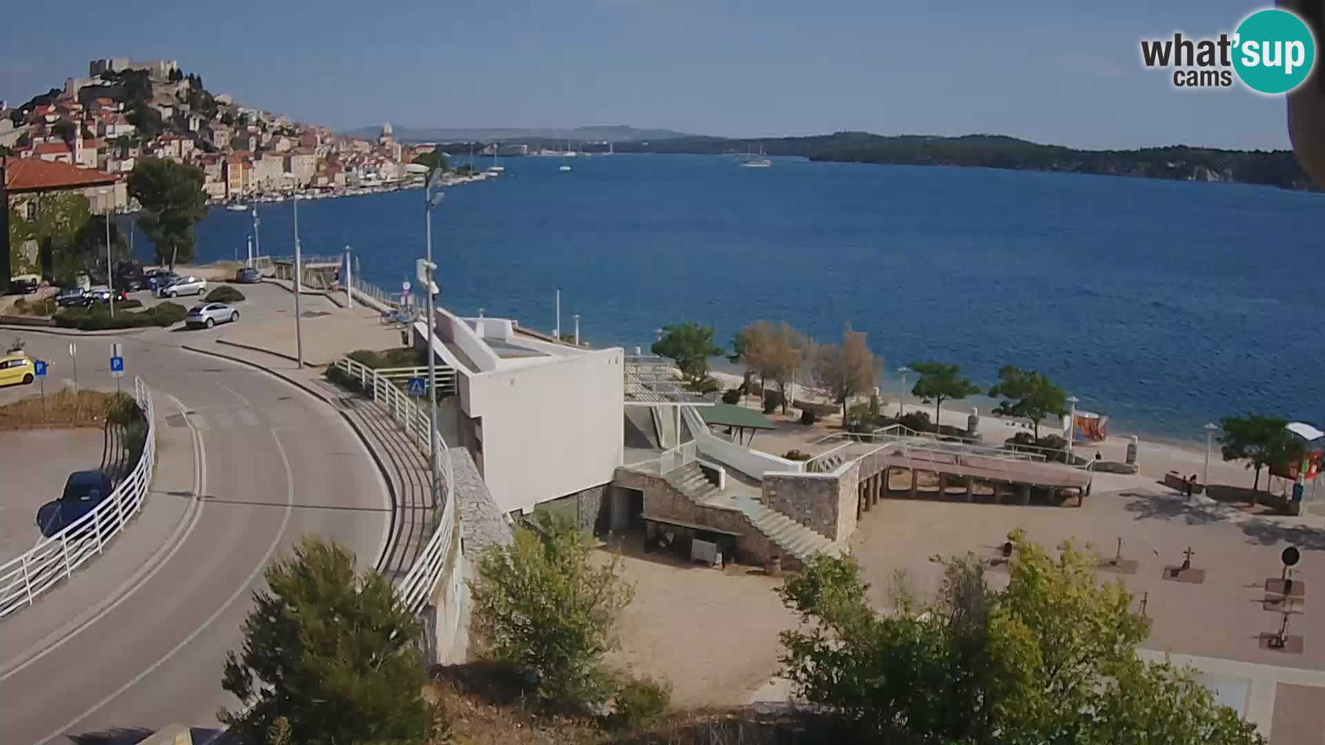 Šibenik webcam Beach Banj