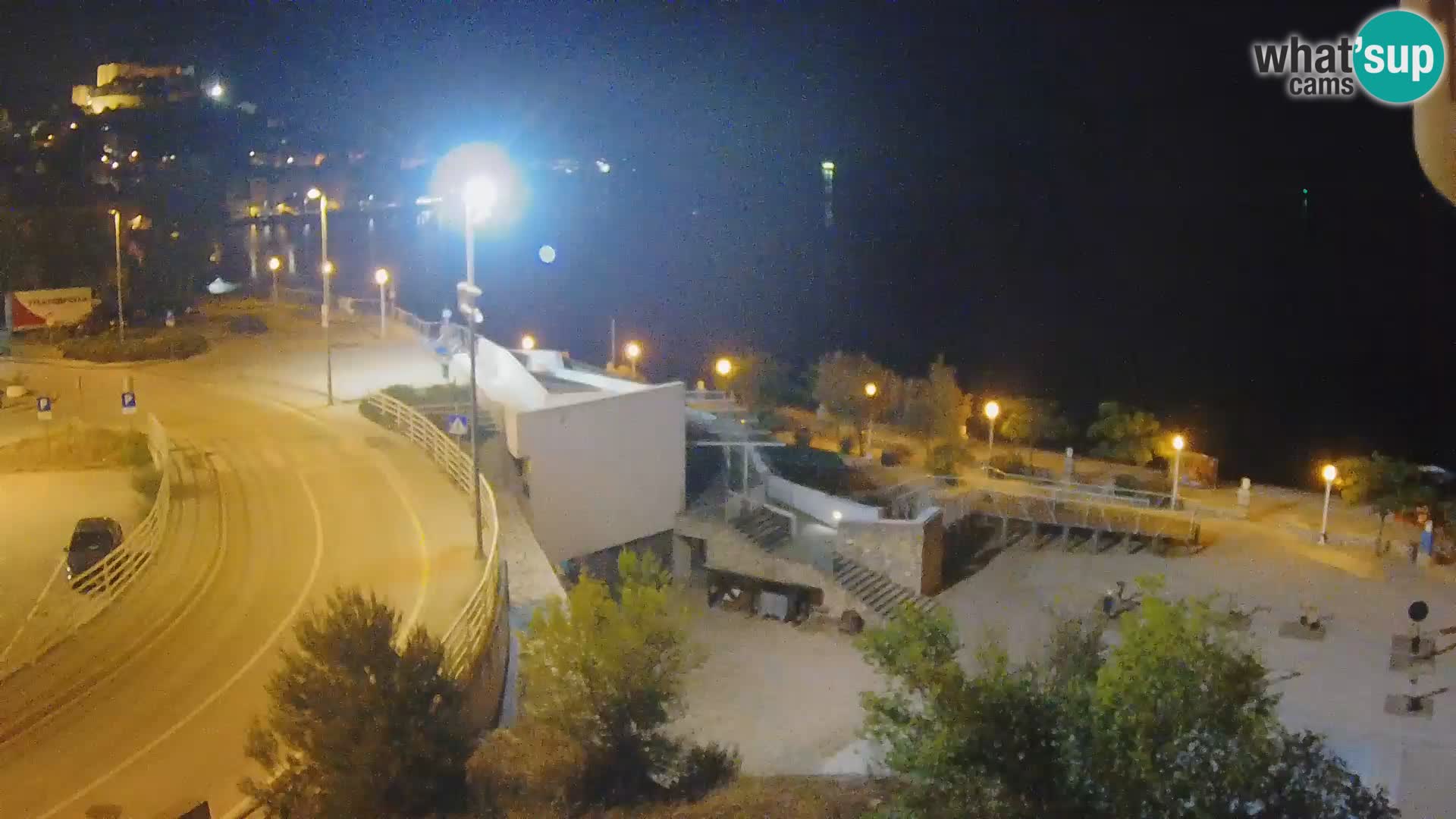 Šibenik webcam Beach Banj