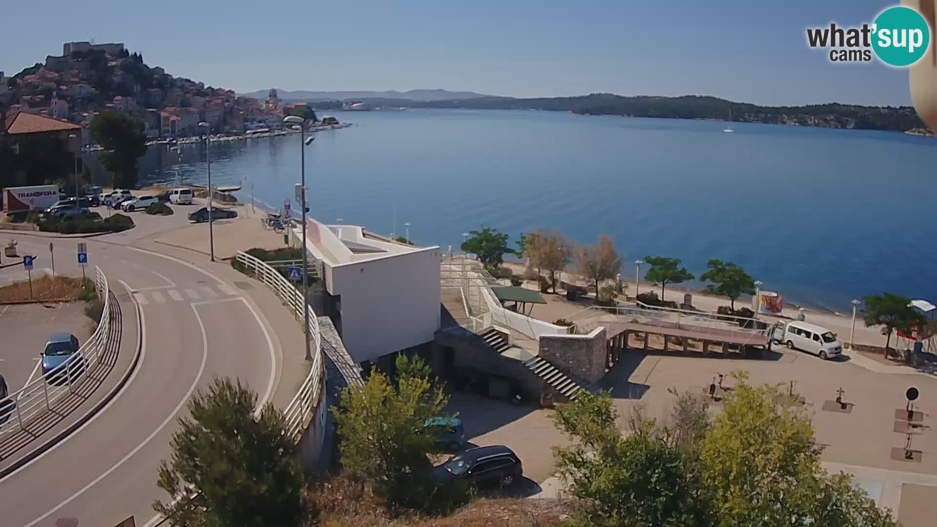 Šibenik webcam Beach Banj