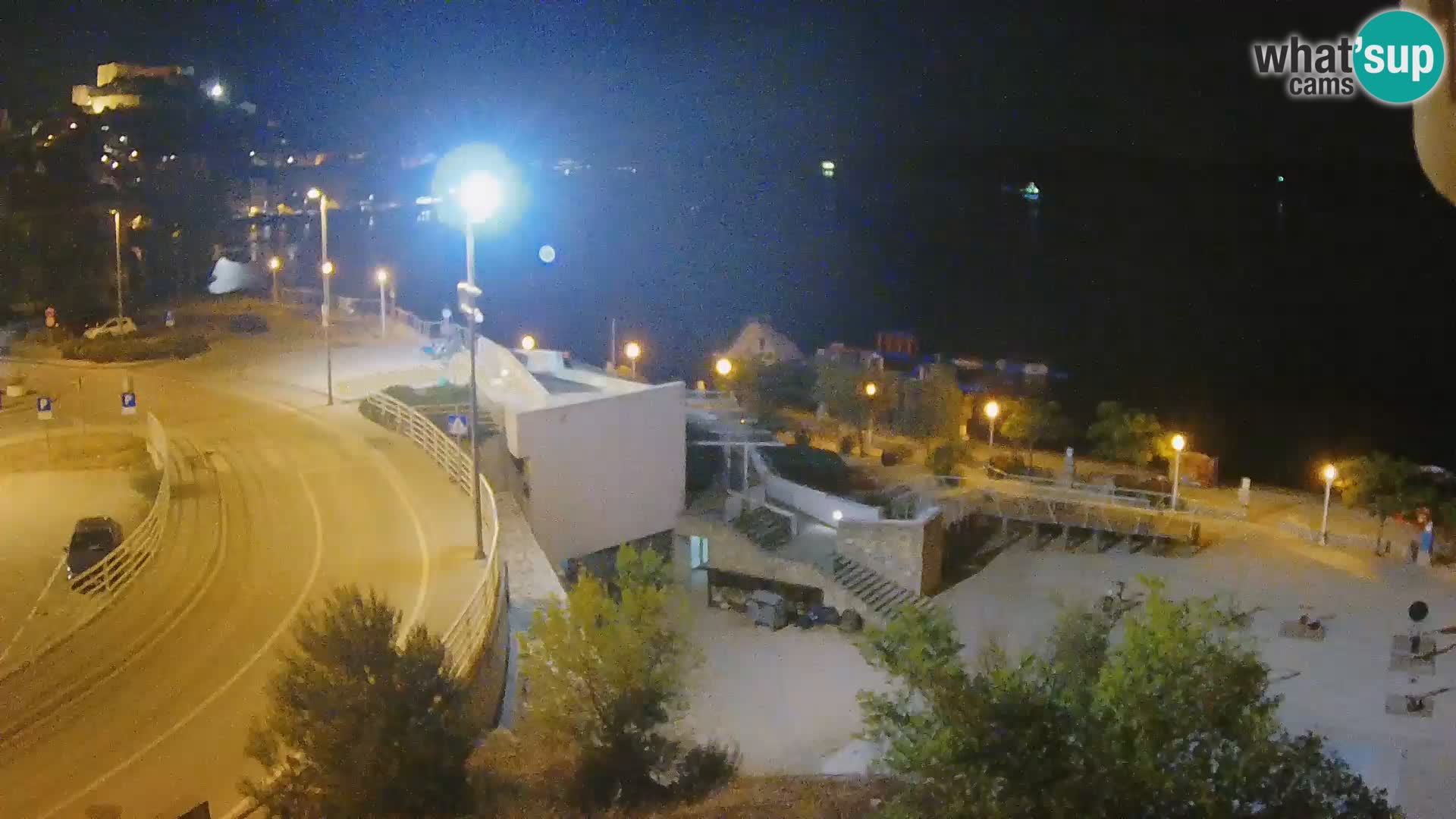 Šibenik webcam Beach Banj