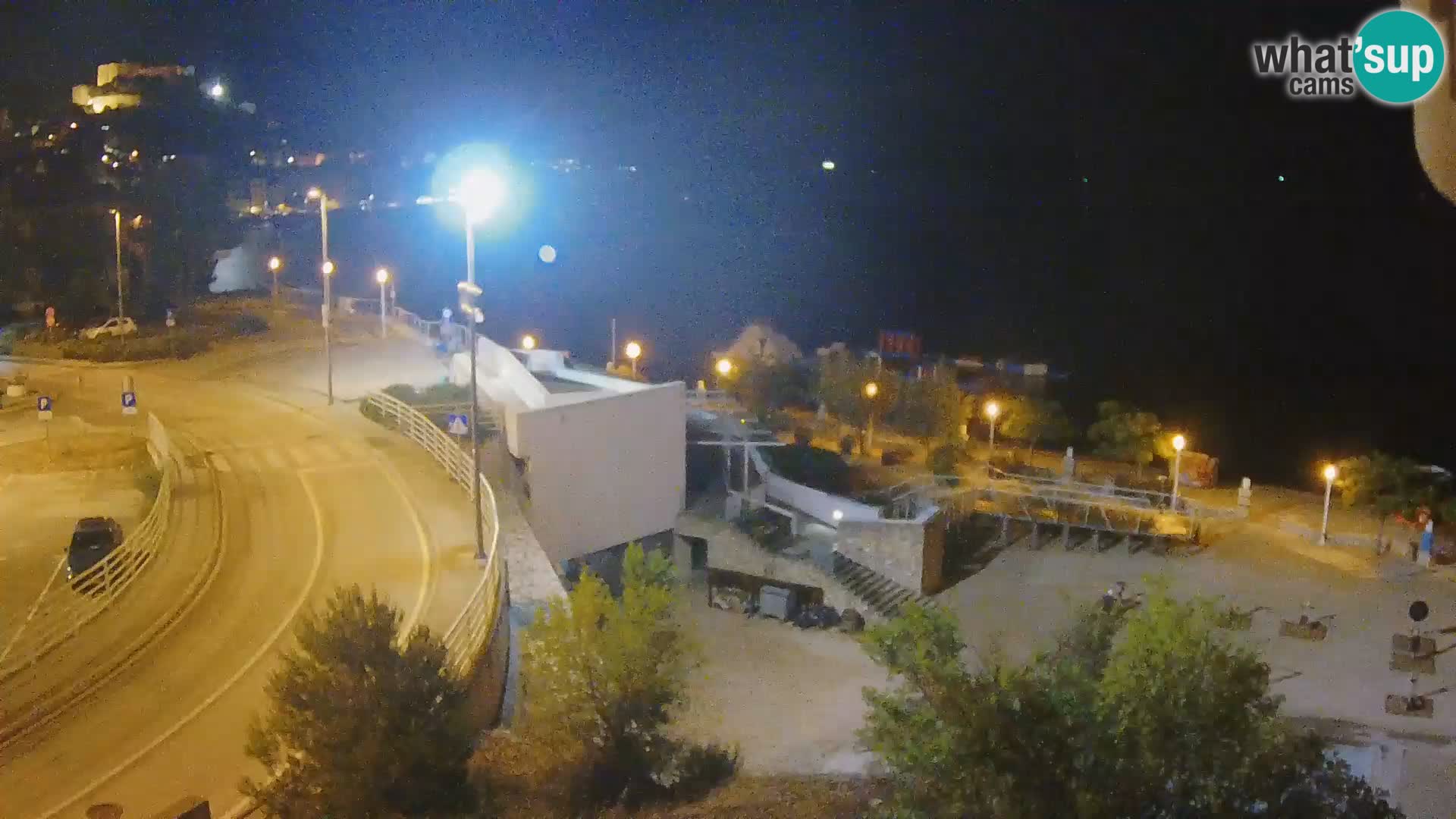 Šibenik webcam Beach Banj