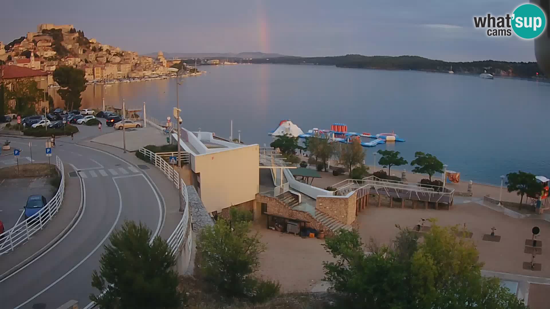Šibenik webcam Beach Banj