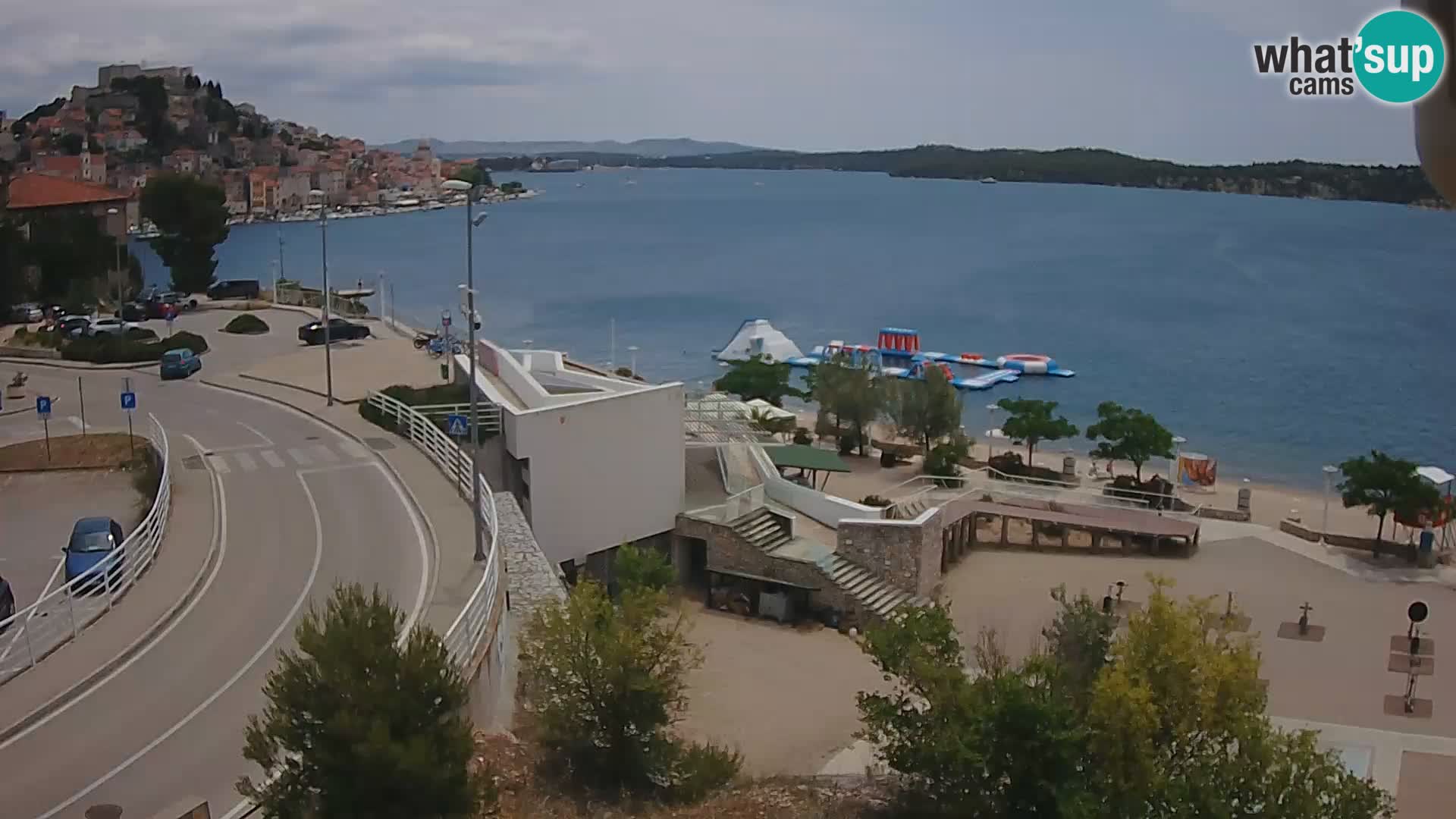 Šibenik webcam Beach Banj