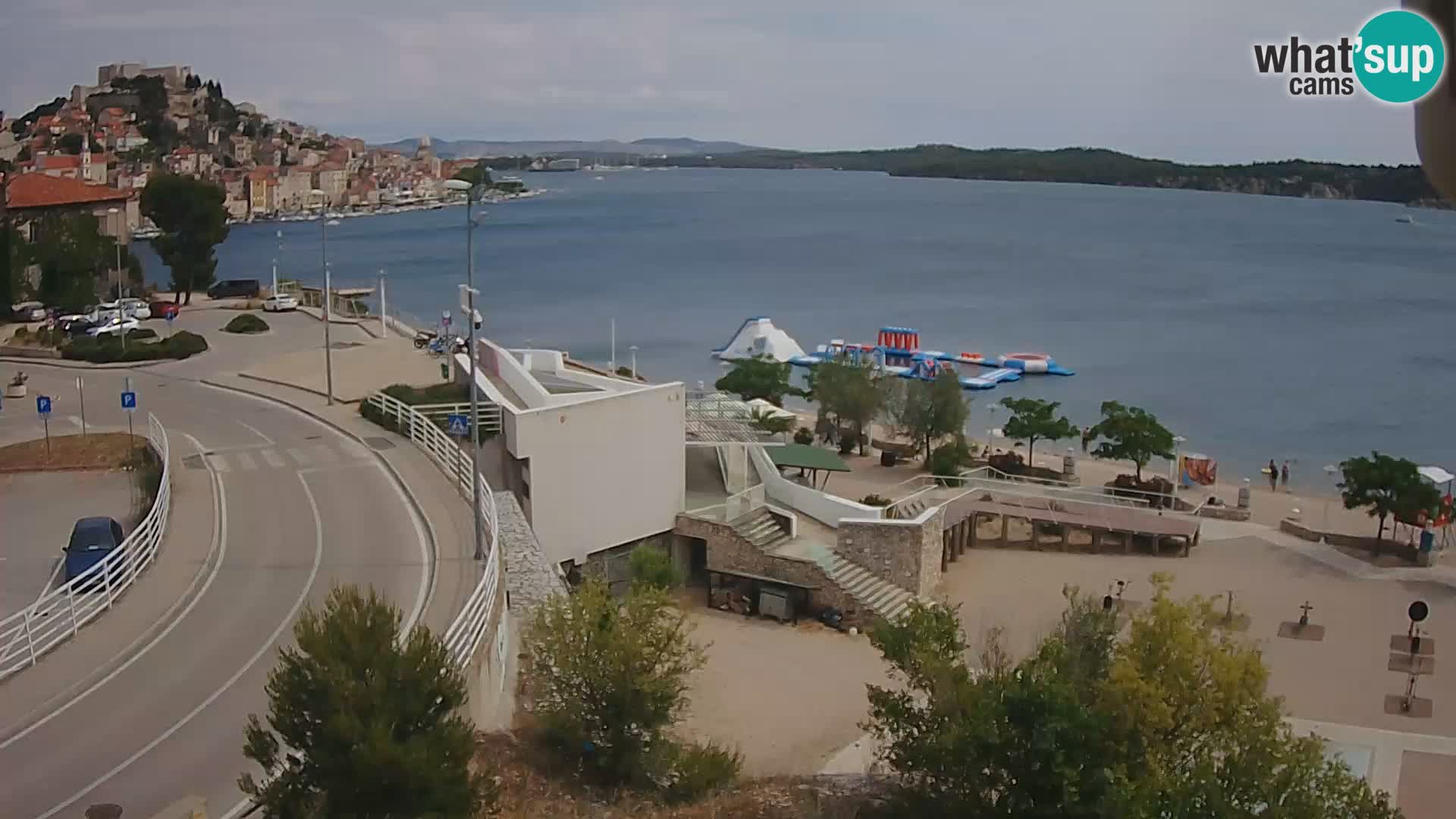 Šibenik webcam Beach Banj