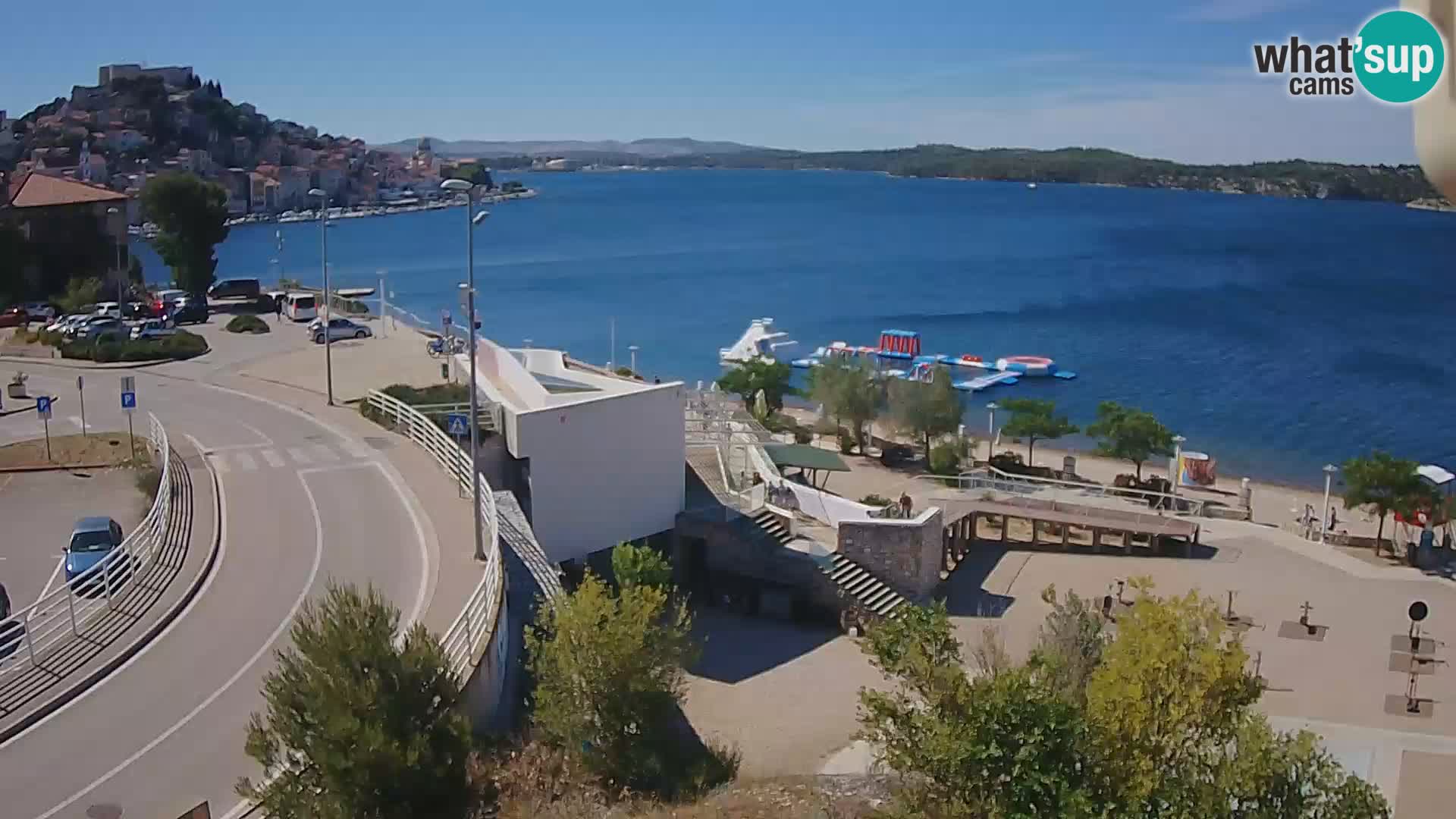 Šibenik webcam Beach Banj