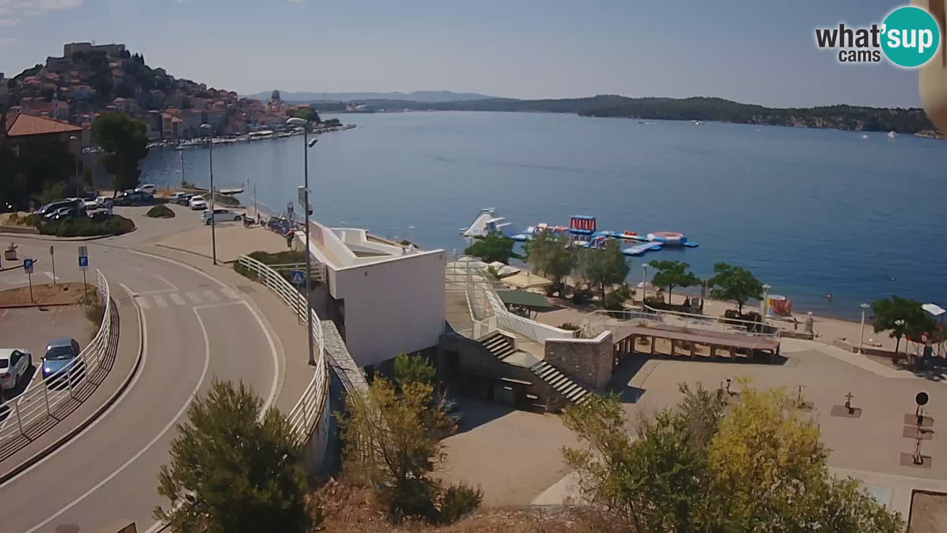 Šibenik webcam Beach Banj