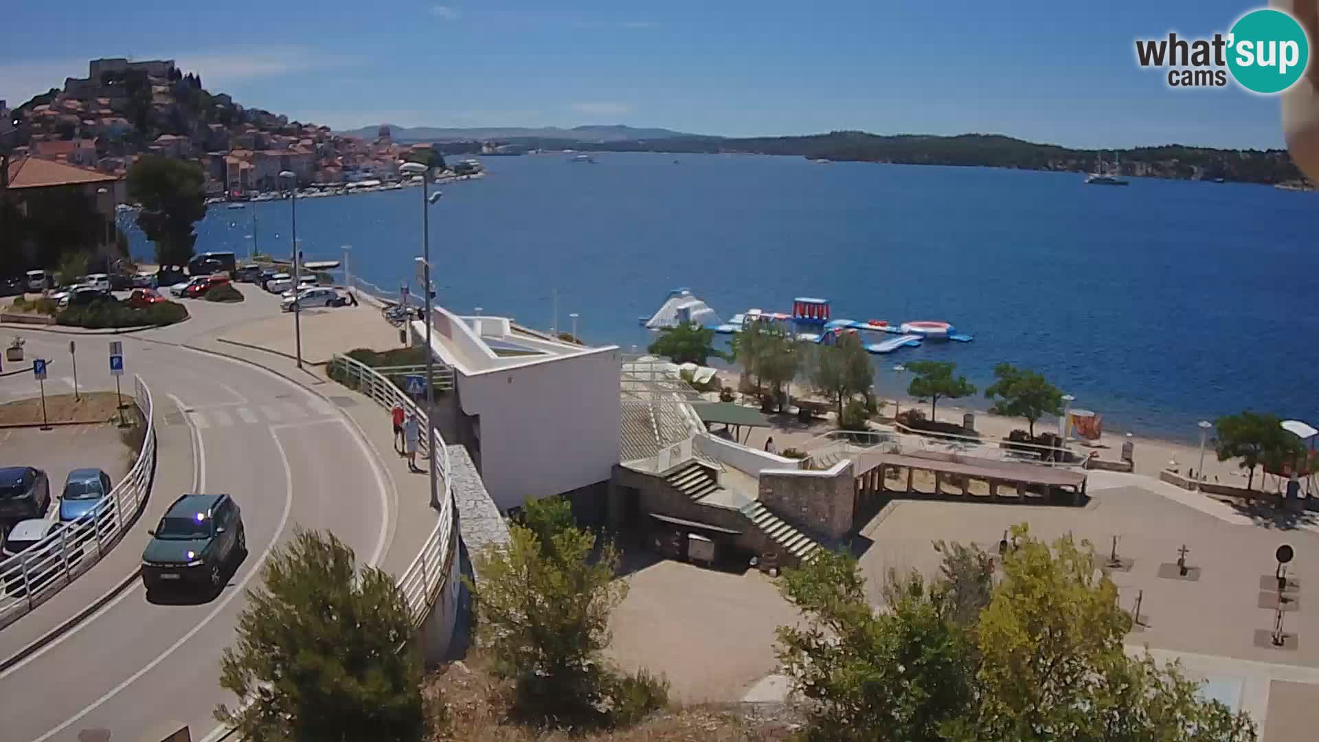 Šibenik webcam Beach Banj
