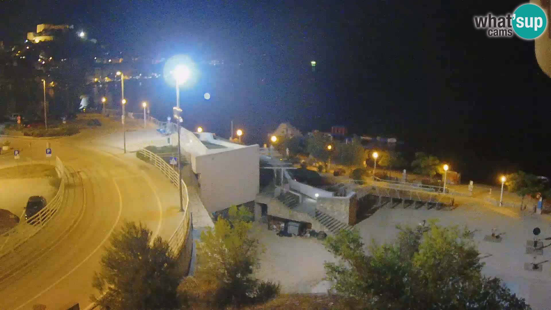 Šibenik webcam Beach Banj